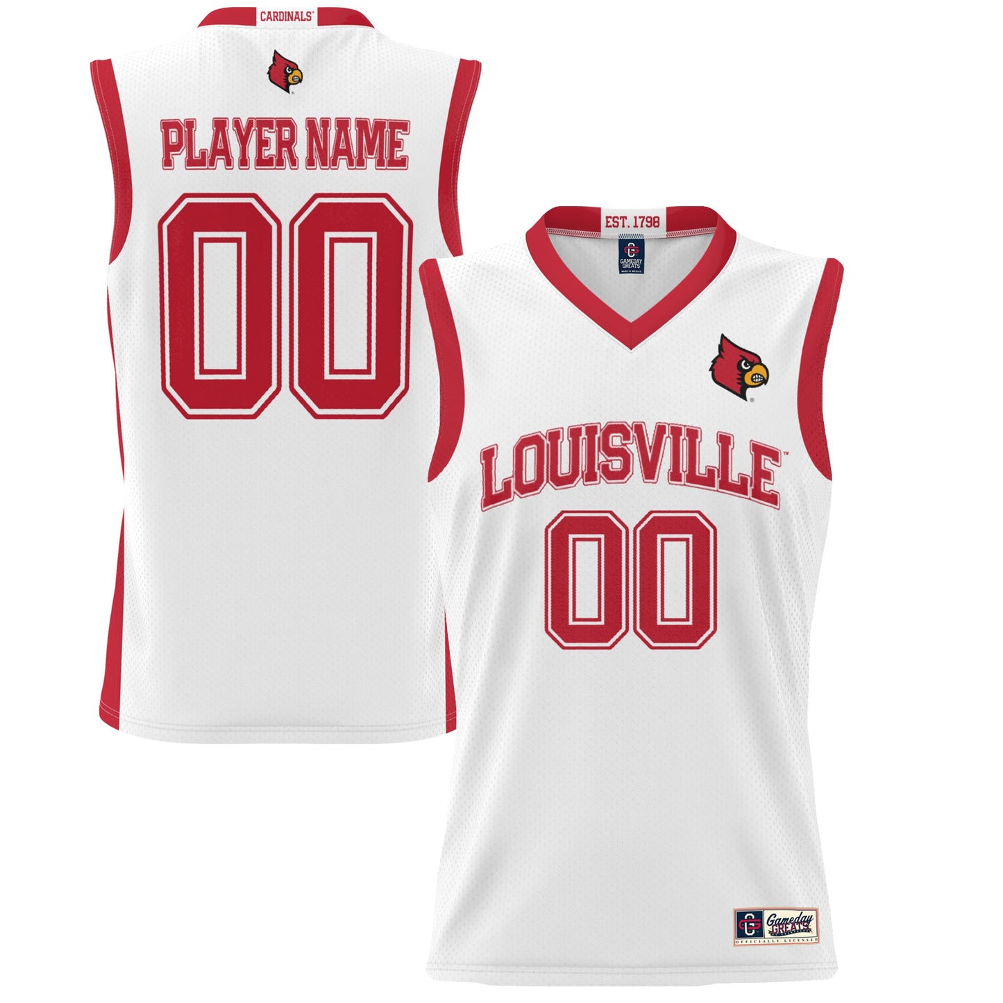 Louisville Cardinals GameDay Greats Youth NIL Pick-A-Player Lightweight Women's Basketball Jersey - Red