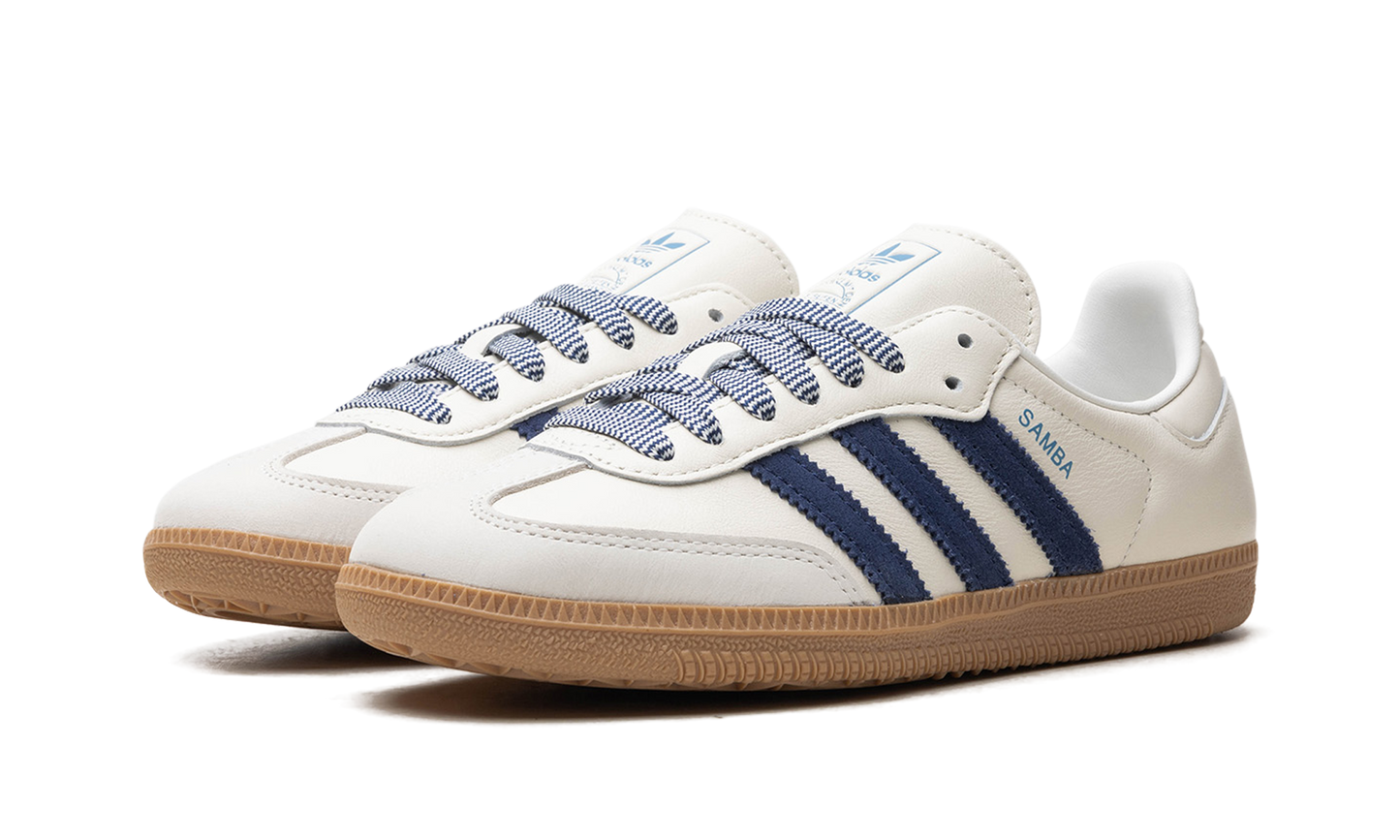 Samba OG WMNS "Off White Dark Blue" JI3907