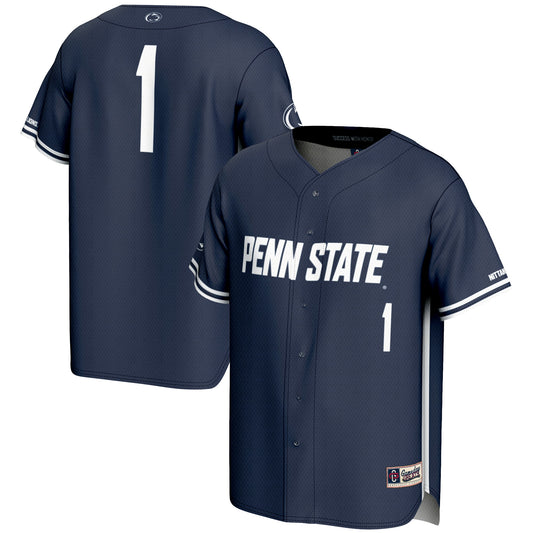 #1 Penn State Nittany Lions GameDay Greats Youth Lightweight Baseball Fashion Jersey - Navy