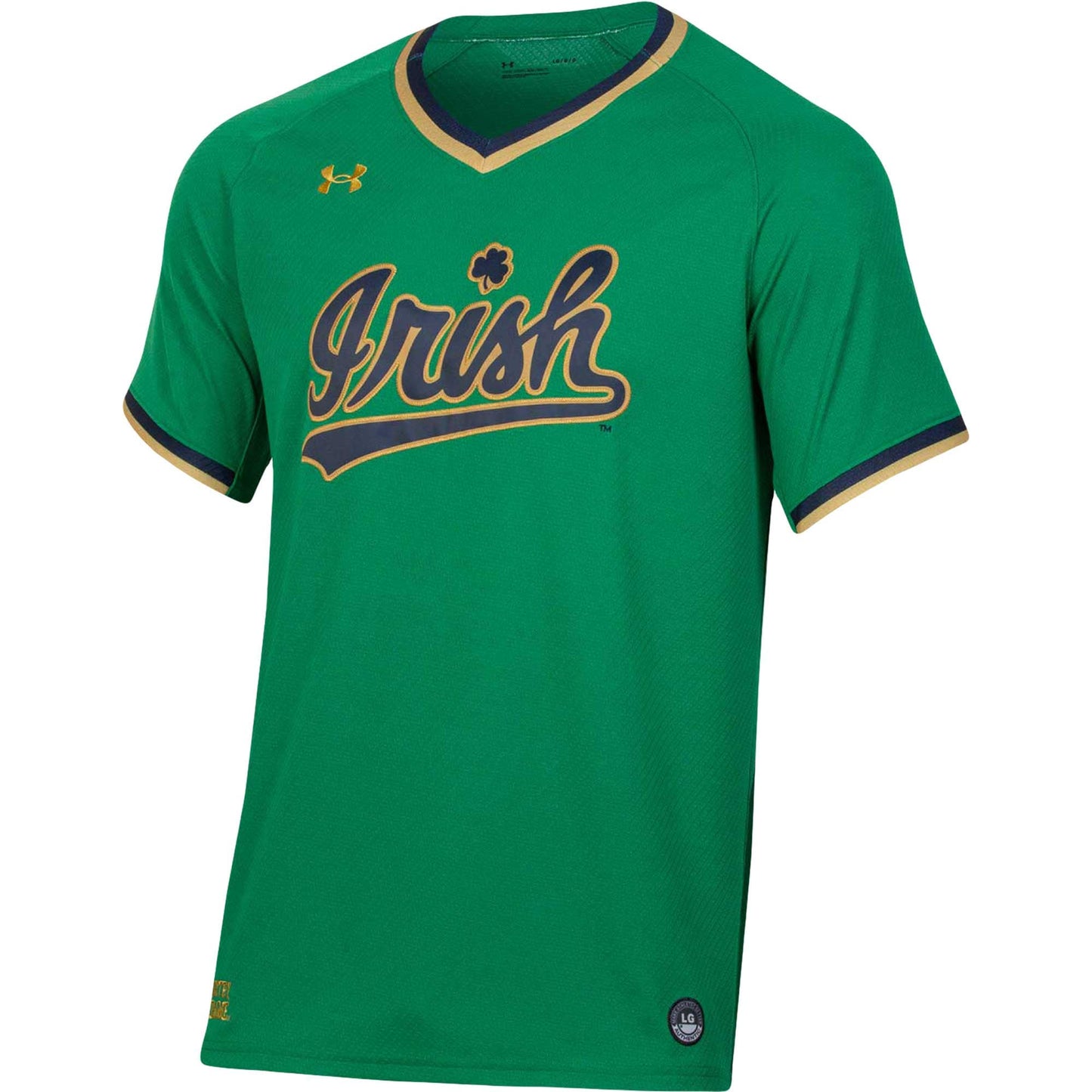 Notre Dame Fighting Irish Under Armour Replica Baseball Jersey - Green