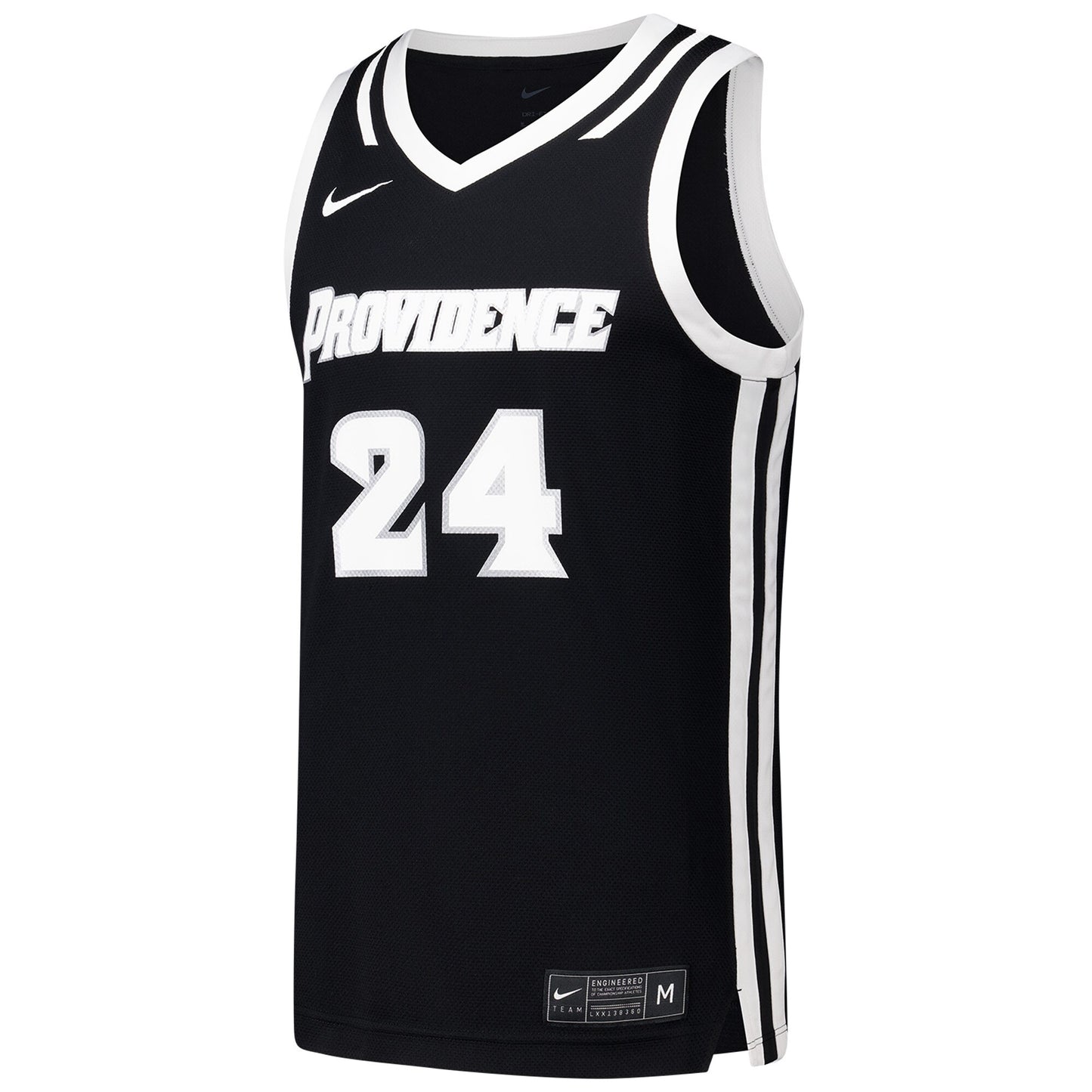 #24 Providence Friars Nike  Replica Basketball Jersey - Black