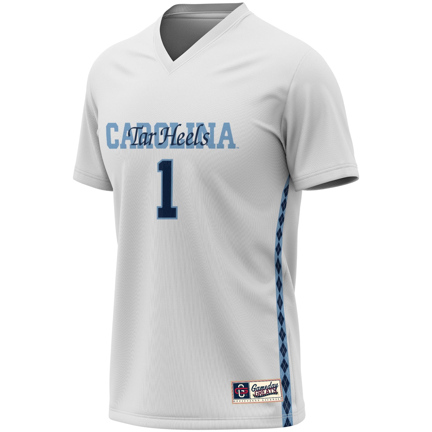 #1 North Carolina Tar Heels GameDay Greats Unisex Women's Soccer Lightweight Fashion Goalie Jersey - Green