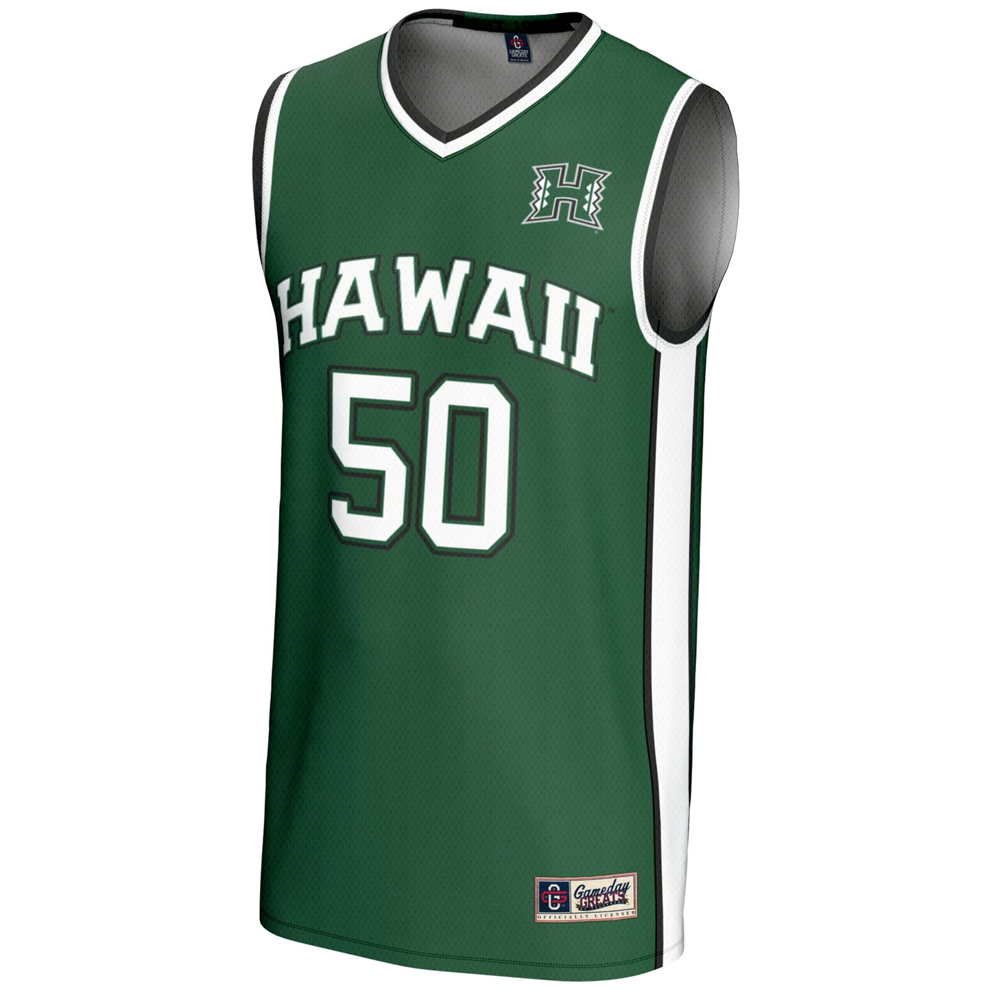 #50 Hawaii Rainbow Warriors GameDay Greats Youth Lightweight Basketball Jersey - Green