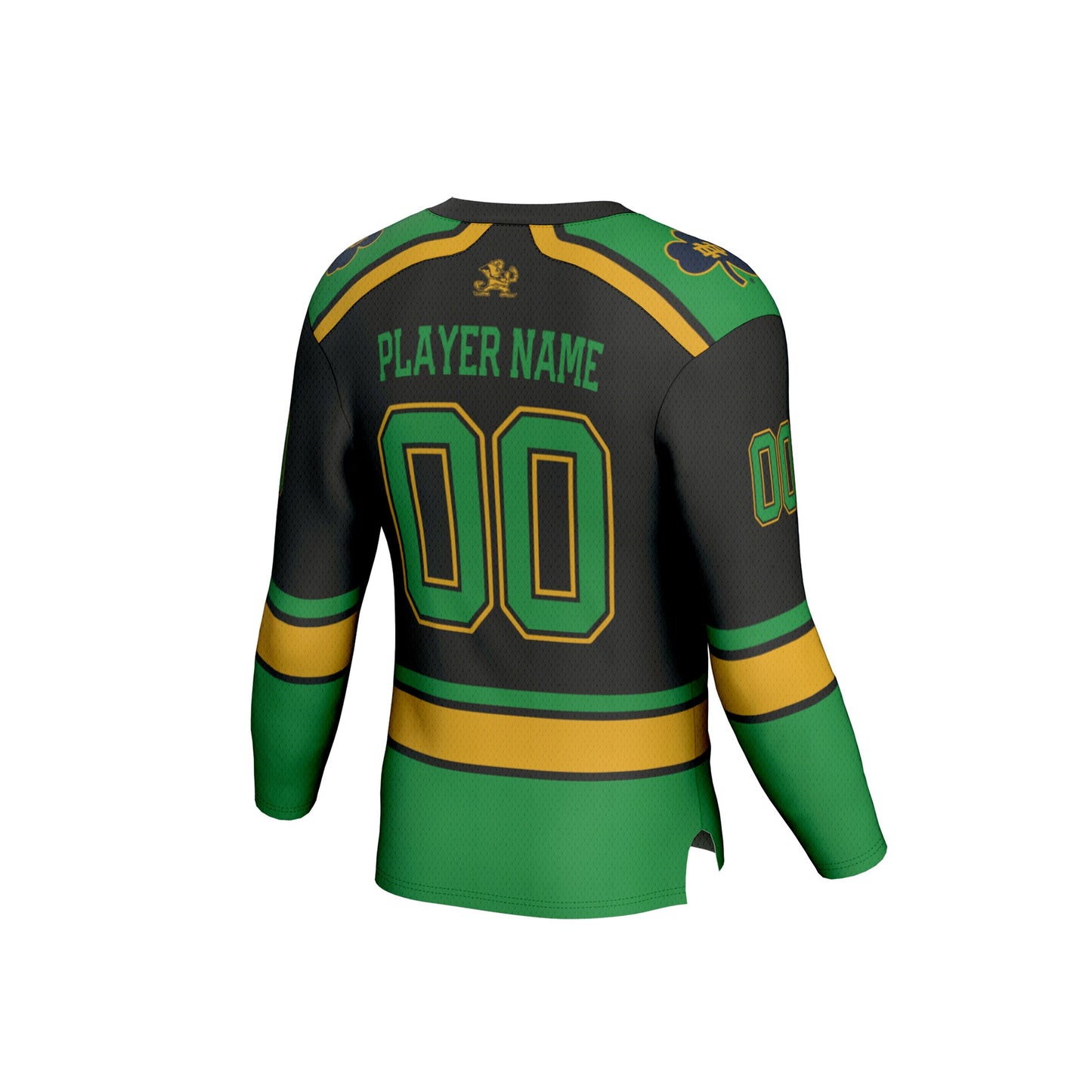 Notre Dame Fighting Irish GameDay Greats Youth Lightweight Hockey NIL Pick-a-Player Fashion Jersey - White