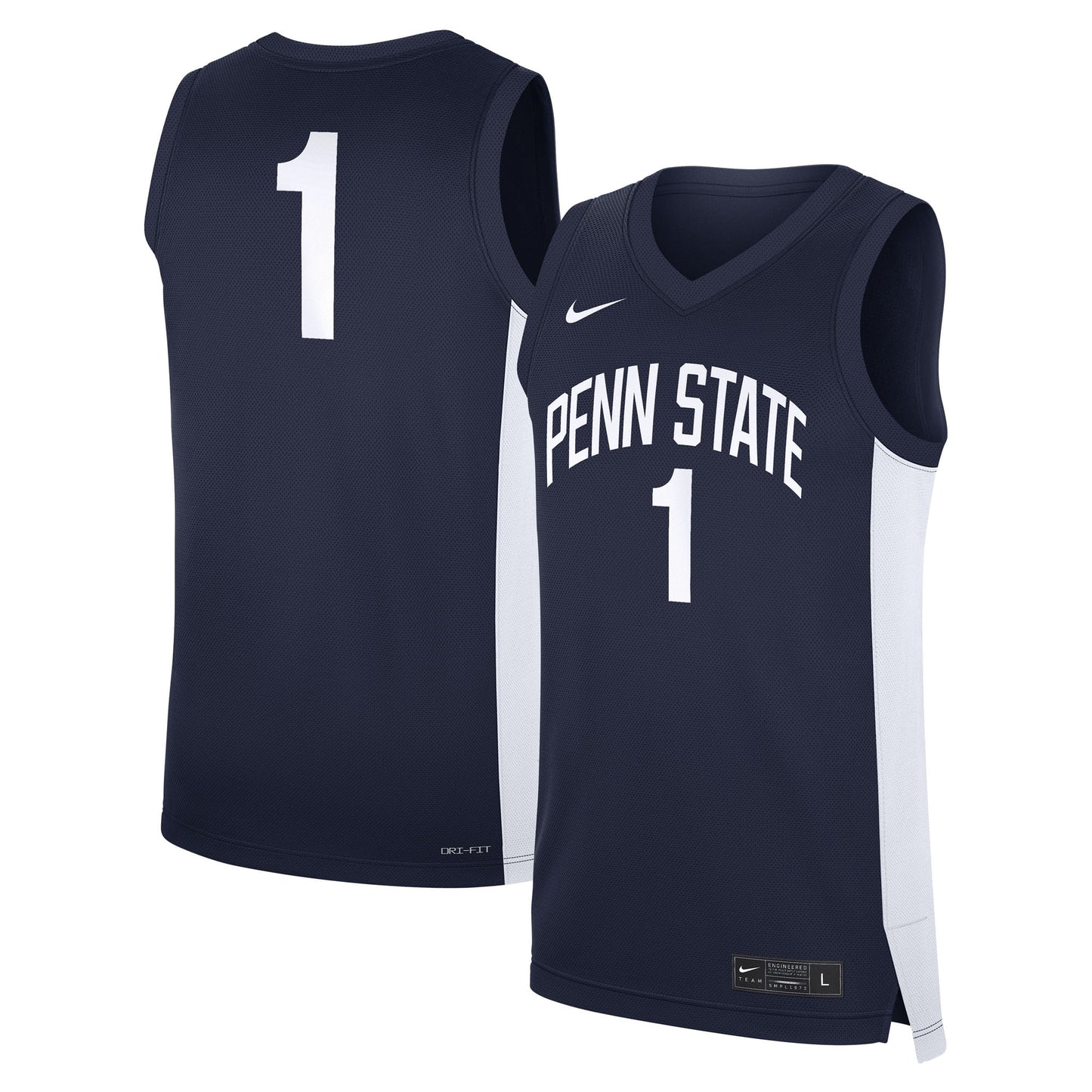 #1 Penn State Nittany Lions Nike Road Replica Jersey - Navy