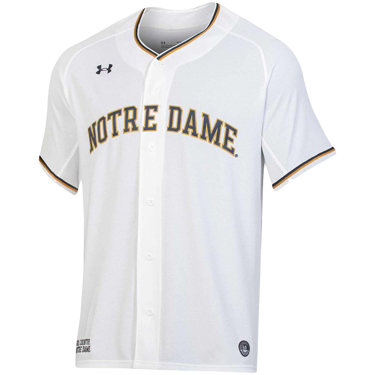 Notre Dame Fighting Irish Under Armour Replica Baseball Jersey - Green