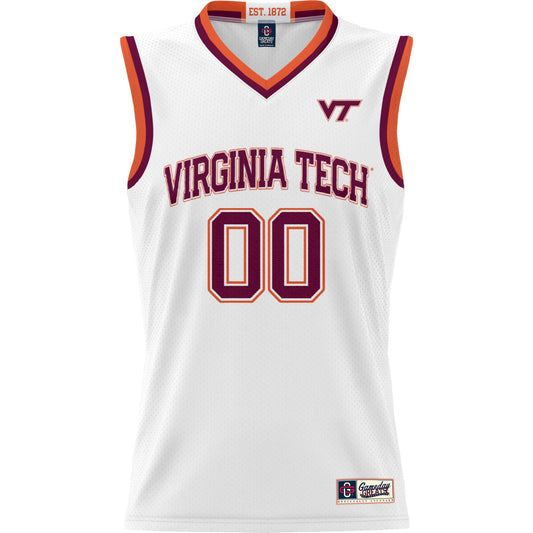 Virginia Tech Hokies GameDay Greats Unisex  Lightweight NIL Pick-A-Player Women's Basketball Jersey - White