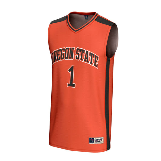 #1 Oregon State Beavers GameDay Greats Unisex Lightweight Collegiate Basketball Fashion Jersey - Orange