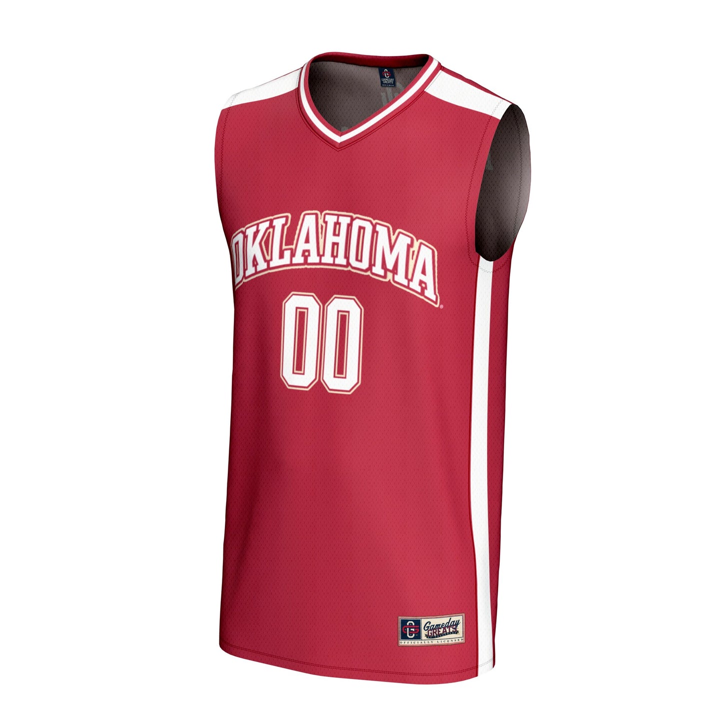 Oklahoma Sooners GameDay Greats Unisex NIL Pick-A-Player Lightweight Women's Basketball Fashion Jersey - Crimson