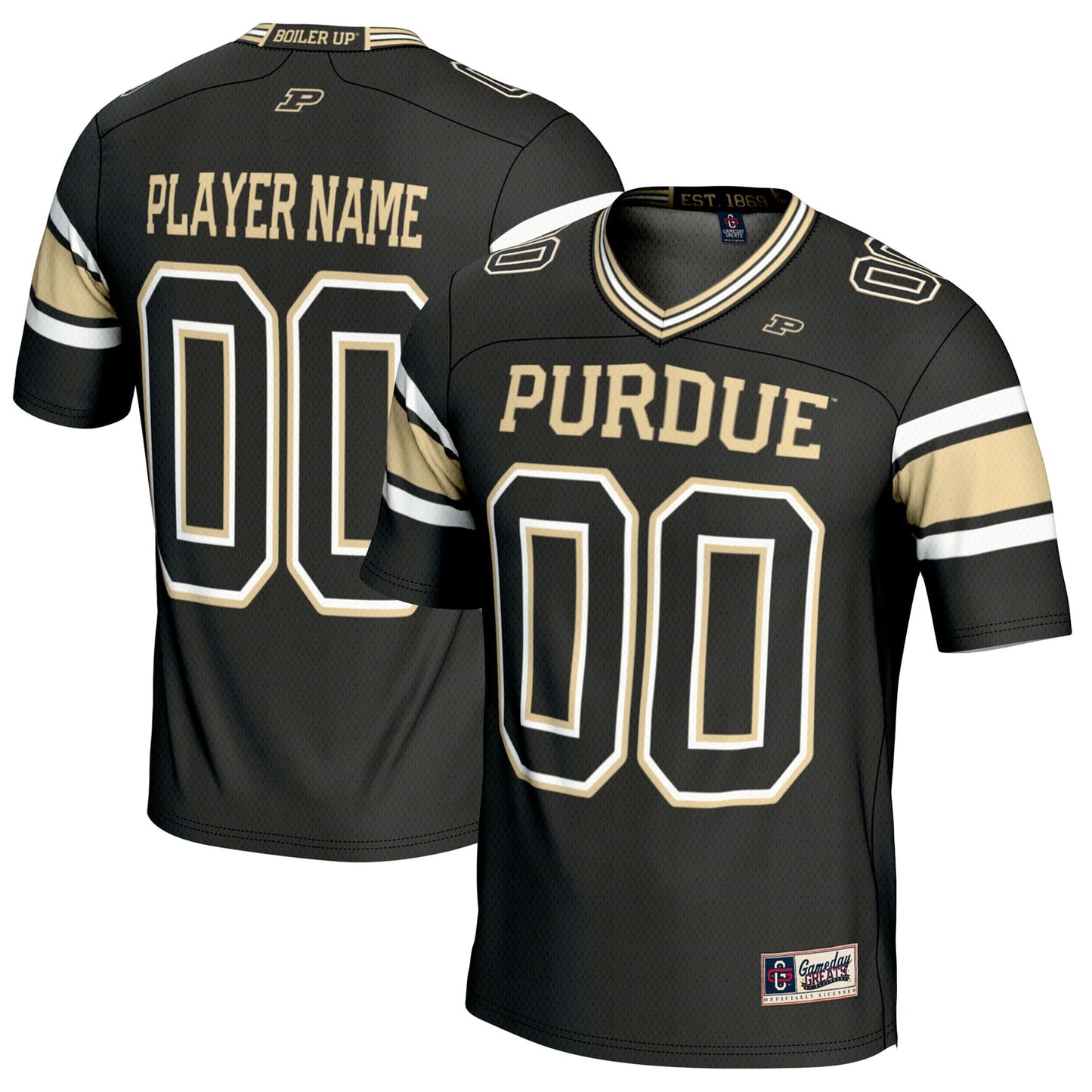 Purdue Boilermakers GameDay Greats Youth NIL Pick-A-Player Football Jersey - Gold