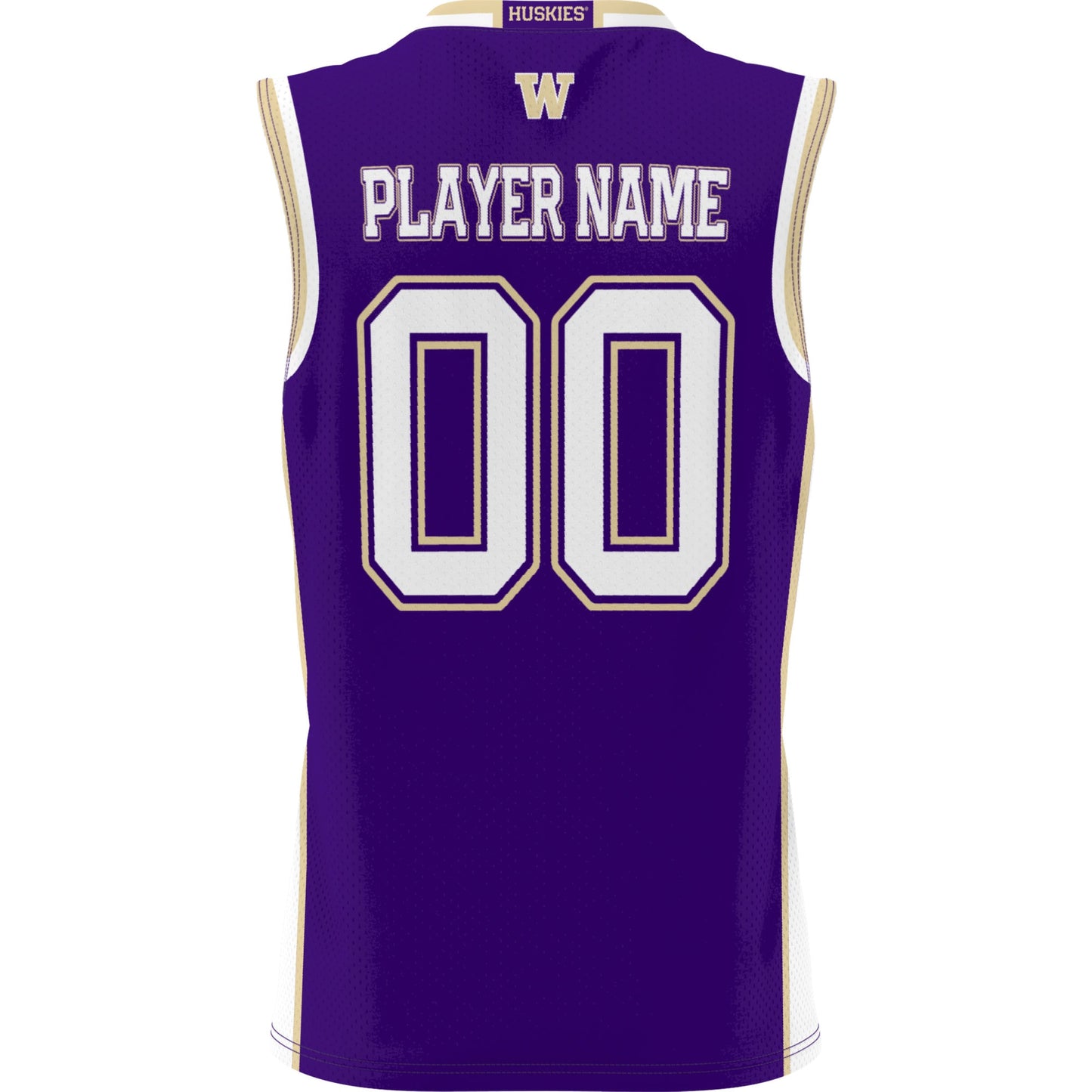 Washington Huskies GameDay Greats Youth NIL Pick-A-Player Lightweight Women's Basketball Jersey - White