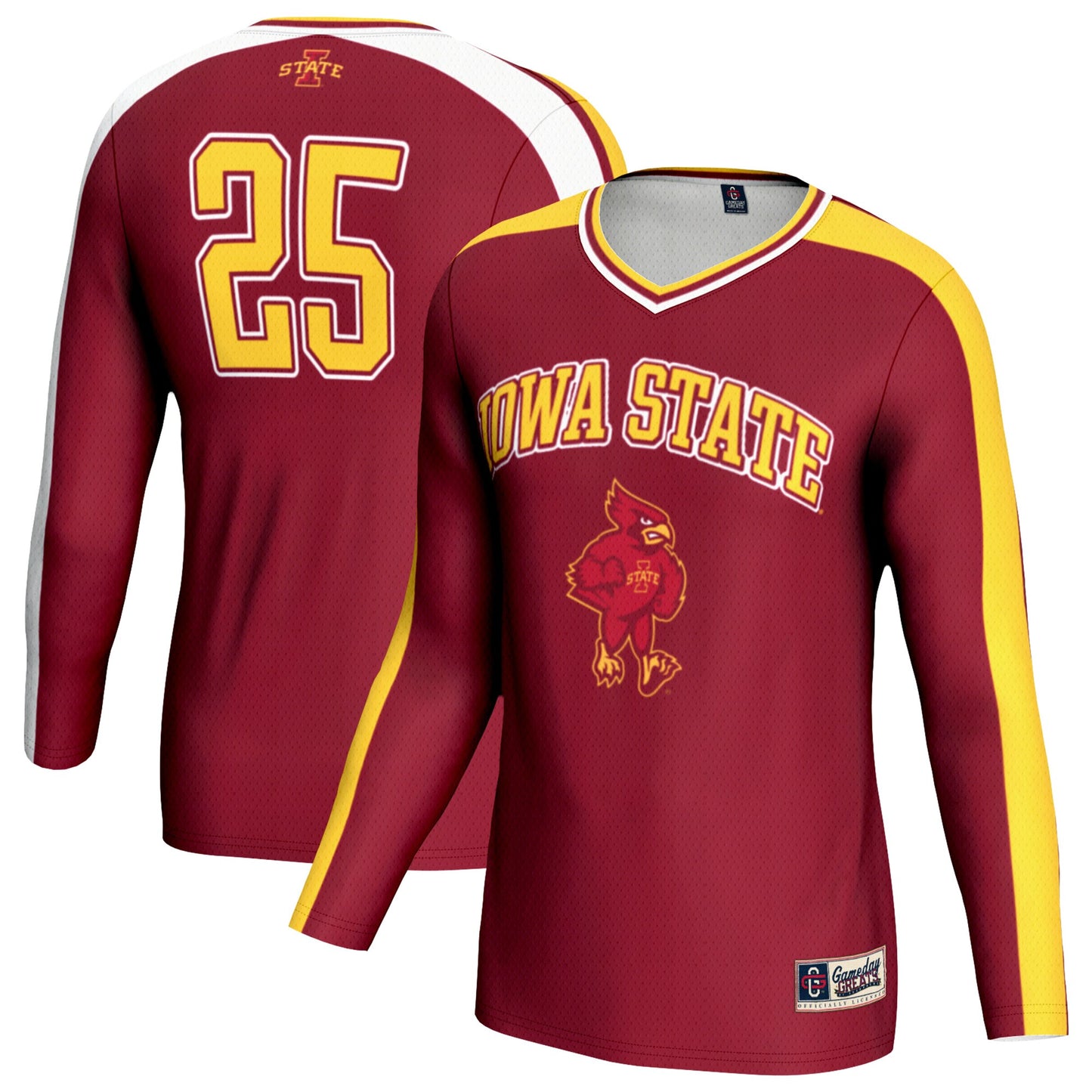 Iowa State Cyclones GameDay Greats Unisex Women's Volleyball Lightweight Fashion Jersey - Cardinal