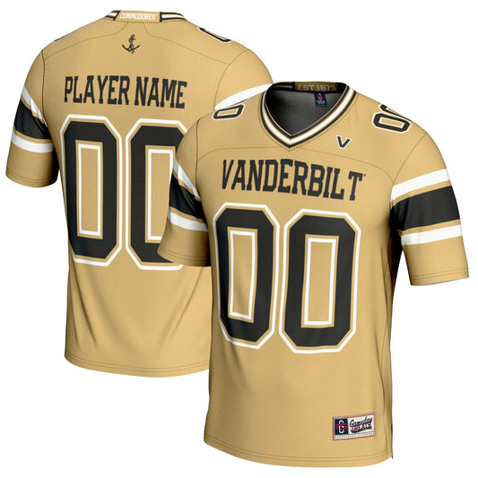 Vanderbilt Commodores GameDay Greats Youth NIL Pick-A-Player Football Jersey - Gold