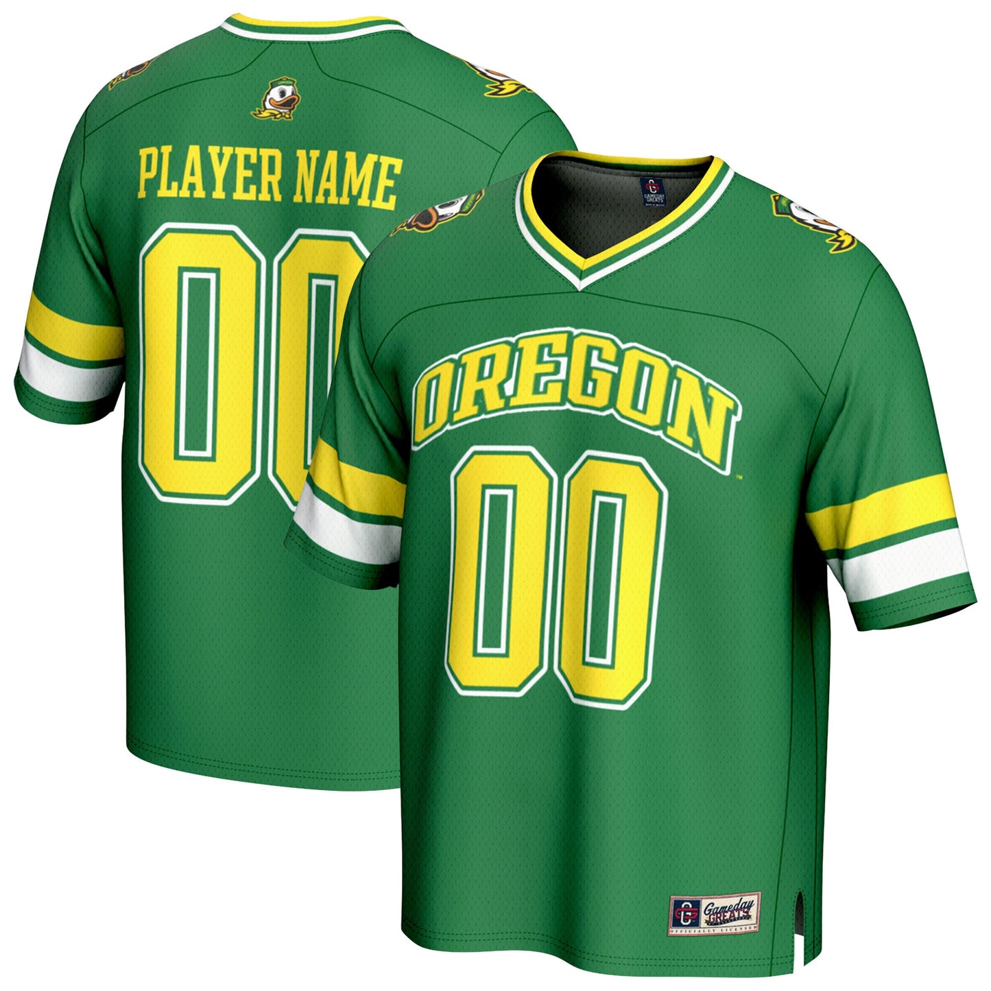 Oregon Ducks GameDay Greats Unisex NIL Pick-A-Player Football Fashion Jersey - Green