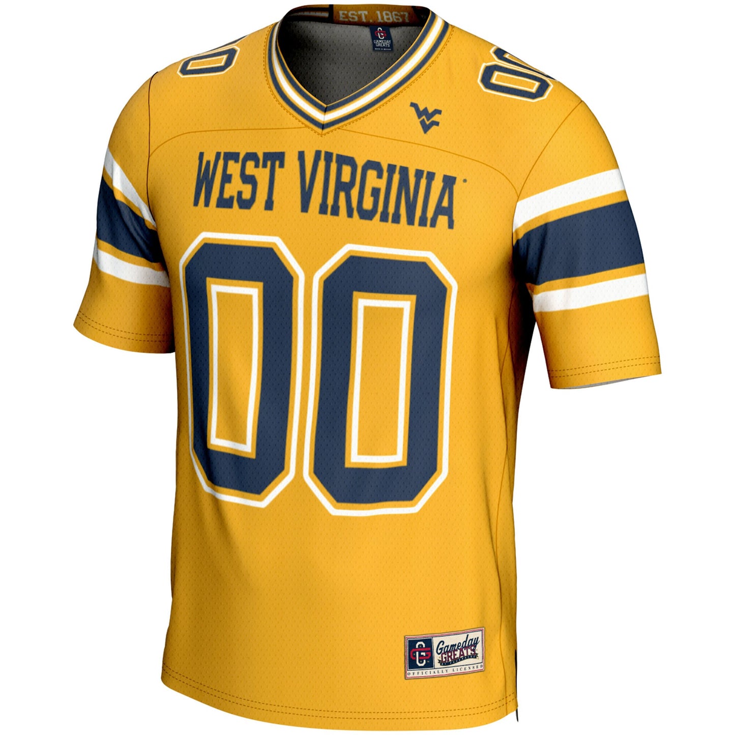 West Virginia Mountaineers GameDay Greats Youth NIL Pick-A-Player Football Jersey - White