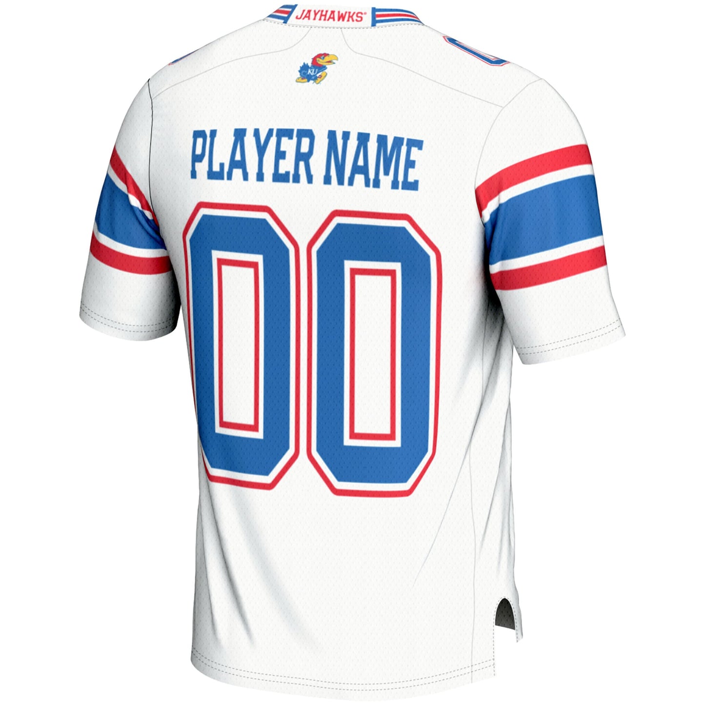 Kansas Jayhawks GameDay Greats Youth NIL Pick-A-Player Football Jersey - White