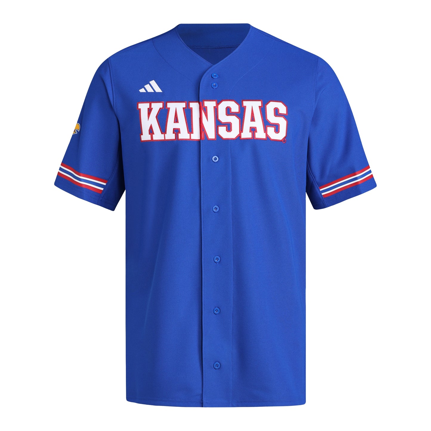 Kansas Jayhawks adidas Replica Baseball Jersey - Cream