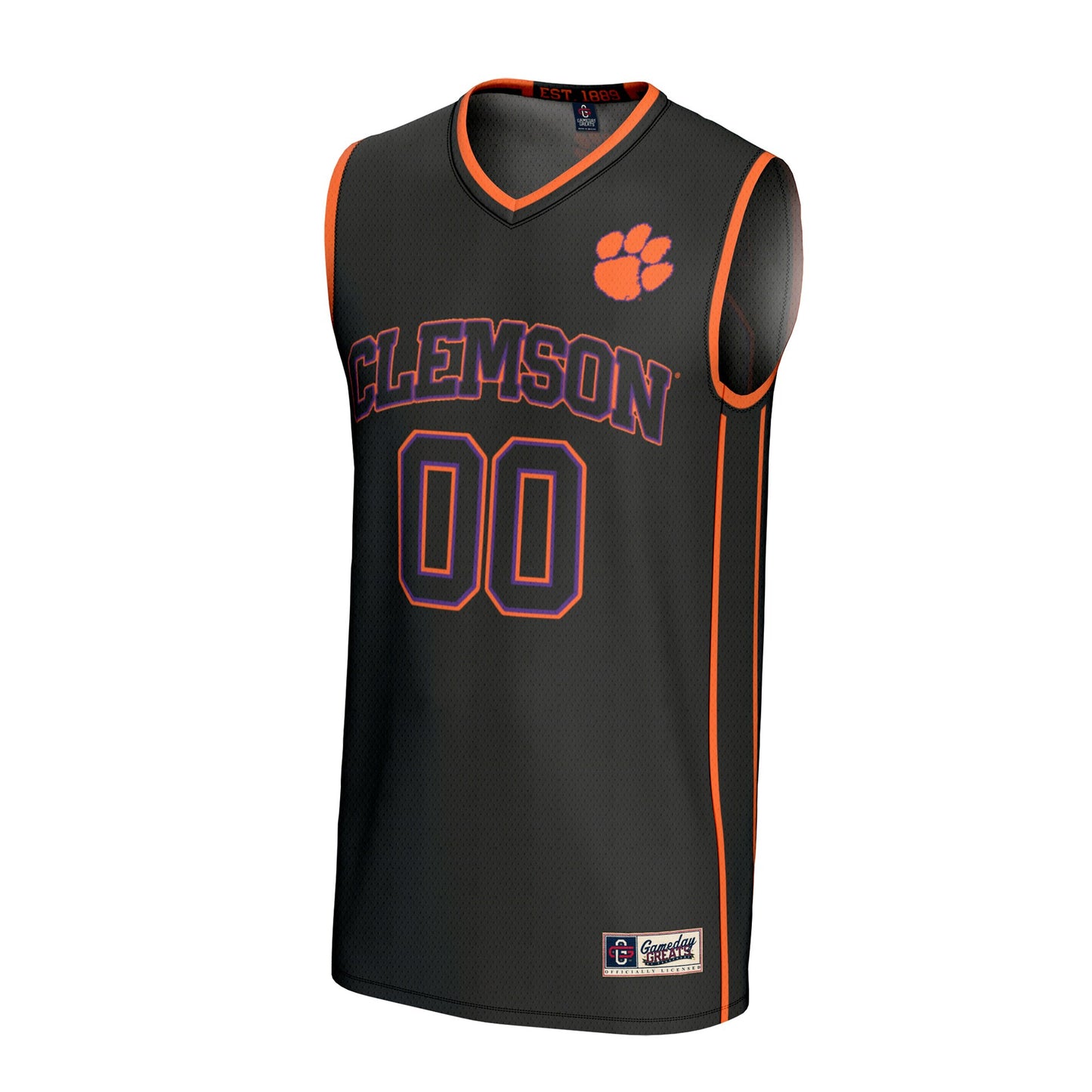 Clemson Tigers GameDay Greats Unisex Lightweight Collegiate Women's Basketball NIL Pick-A-Player Fashion Jersey - Black