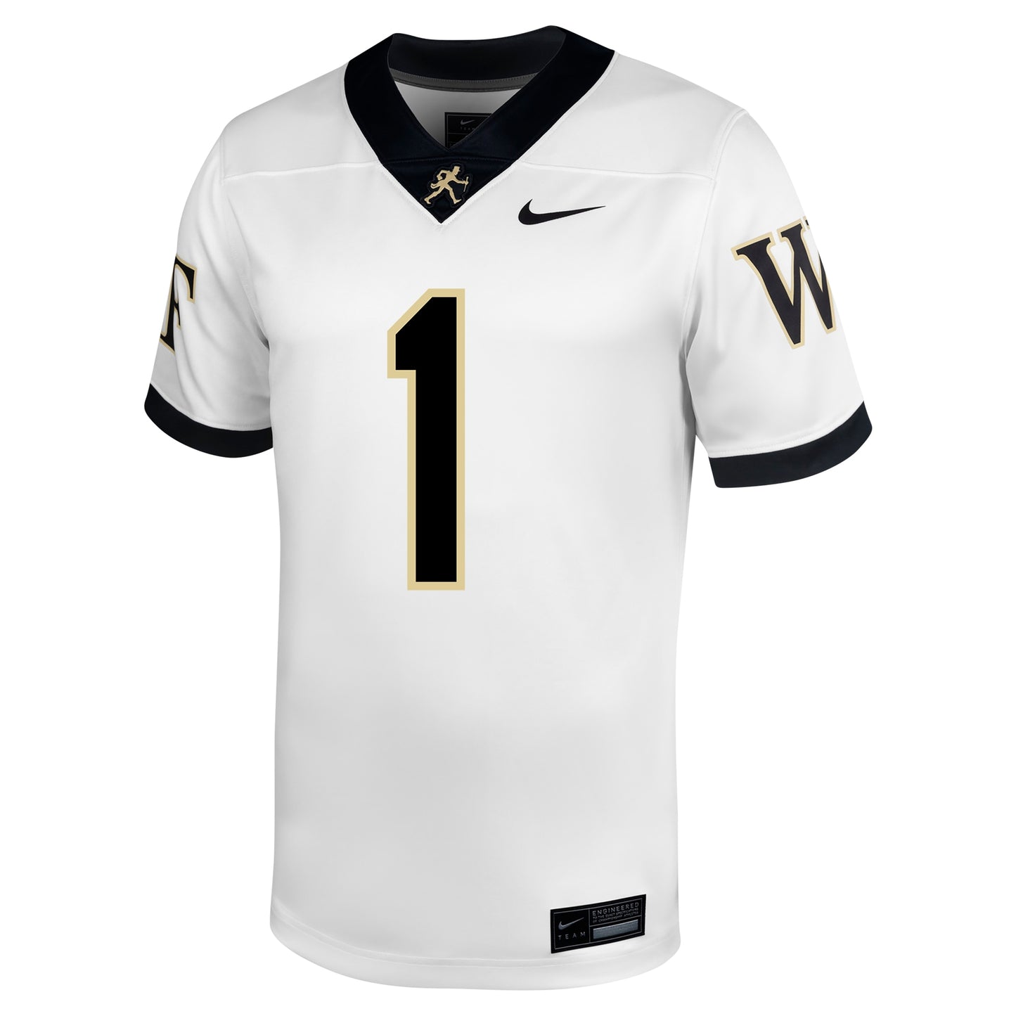 #1 Wake Forest Demon Deacons Nike Untouchable Football Jersey – White