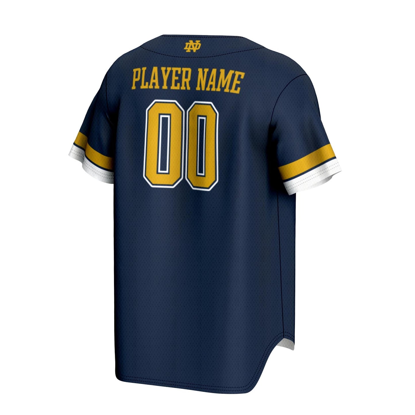 Notre Dame Fighting Irish GameDay Greats Youth NIL Pick-A-Player Lightweight Baseball Jersey - Navy