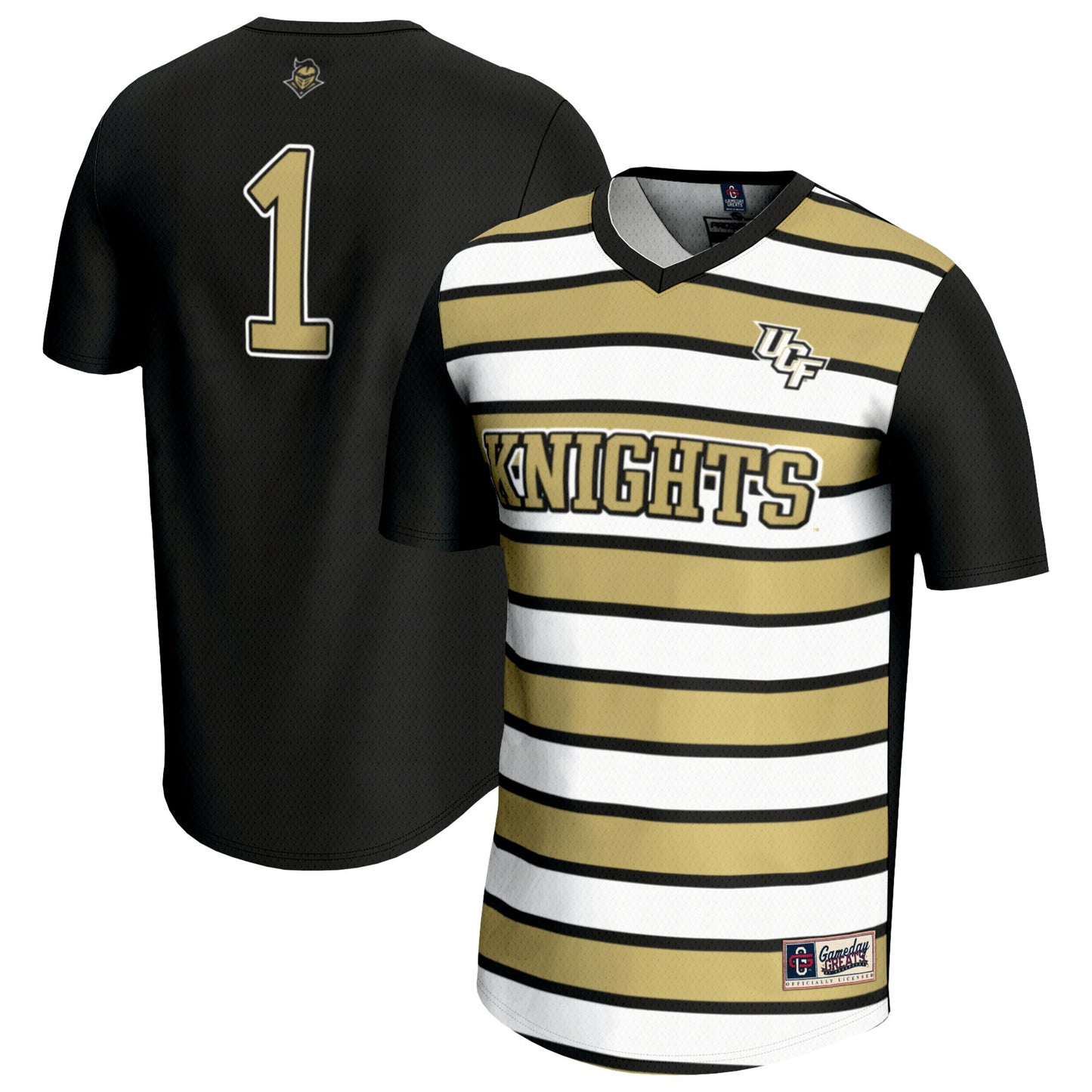 #1 UCF Knights GameDay Greats Youth Lightweight Soccer Fashion Jersey - Black