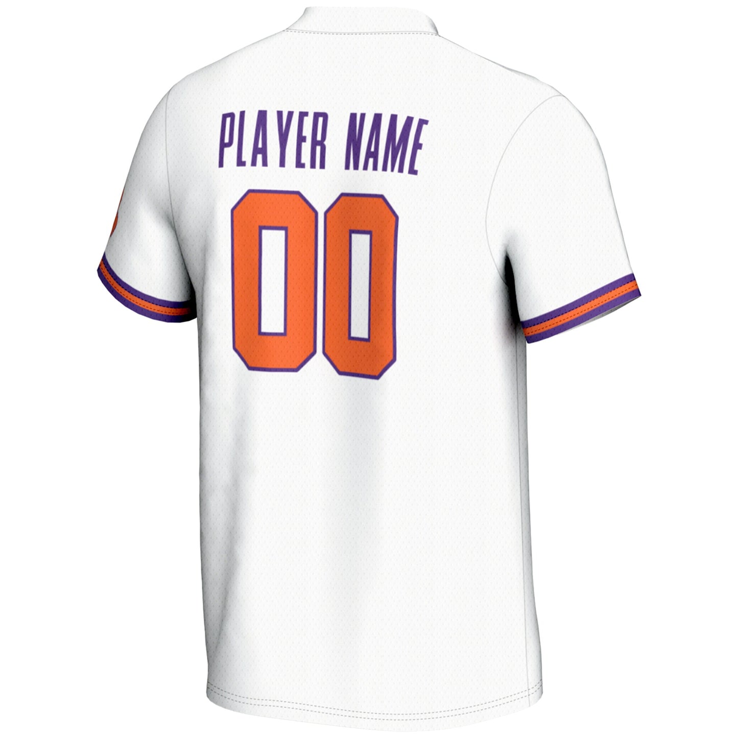 Clemson Tigers GameDay Greats Youth NIL Pick-A-Player Lightweight Softball Jersey - White