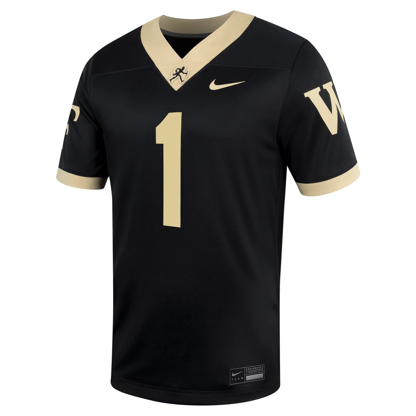 #1 Wake Forest Demon Deacons Nike Untouchable Football Jersey – White