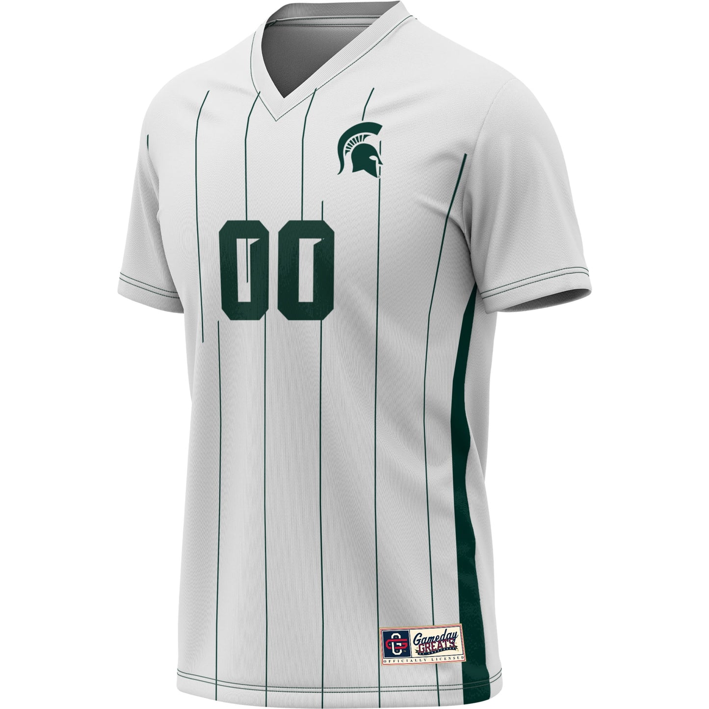 Michigan State Spartans GameDay Greats Unisex NIL Pick-A-Player Lightweight Women's Soccer Jersey - White