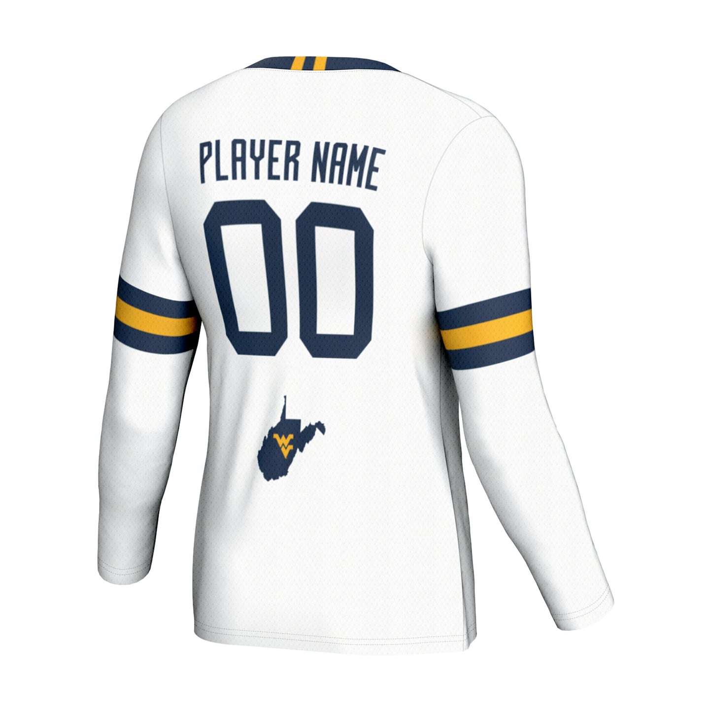 West Virginia Mountaineers GameDay Greats Unisex NIL Pick-A-Player Lightweight Volleyball Jersey - Gray