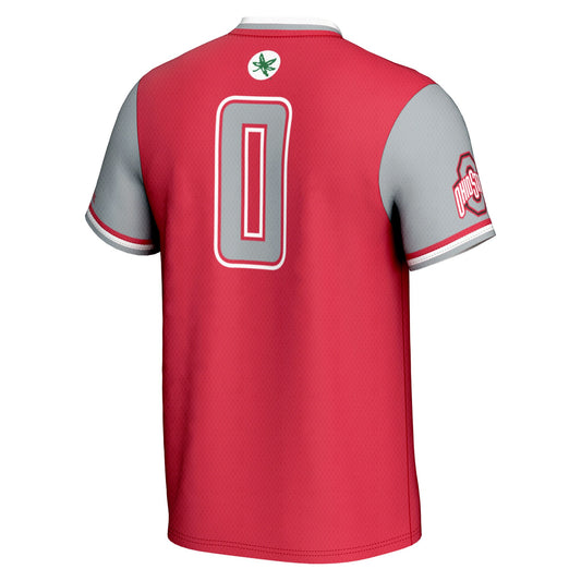 #0 Ohio State Buckeyes GameDay Greats Youth Lightweight Softball Jersey - Scarlet