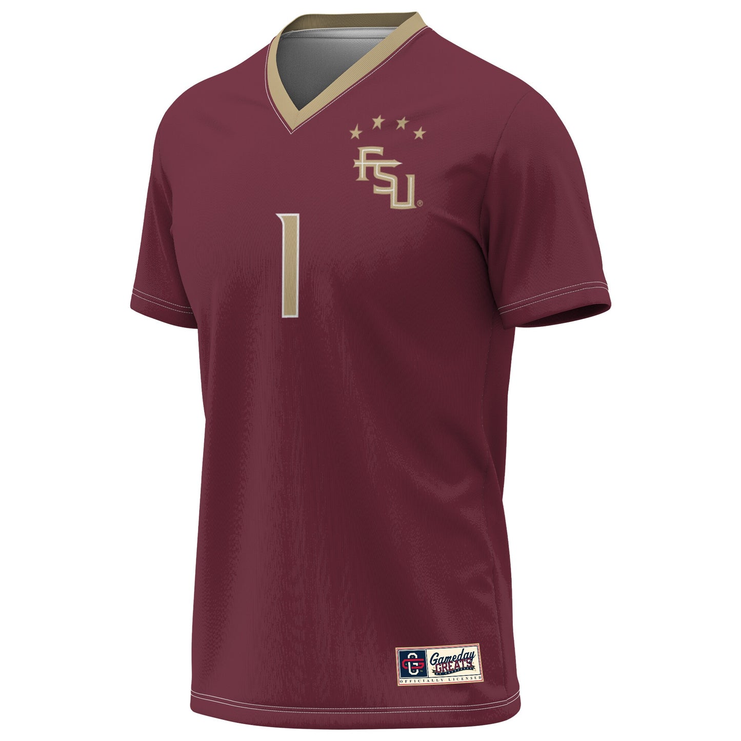 Florida State Seminoles GameDay Greats Youth 2023 NCAA Women's Soccer National Champions Four-Star Fashion Jersey – Garnet
