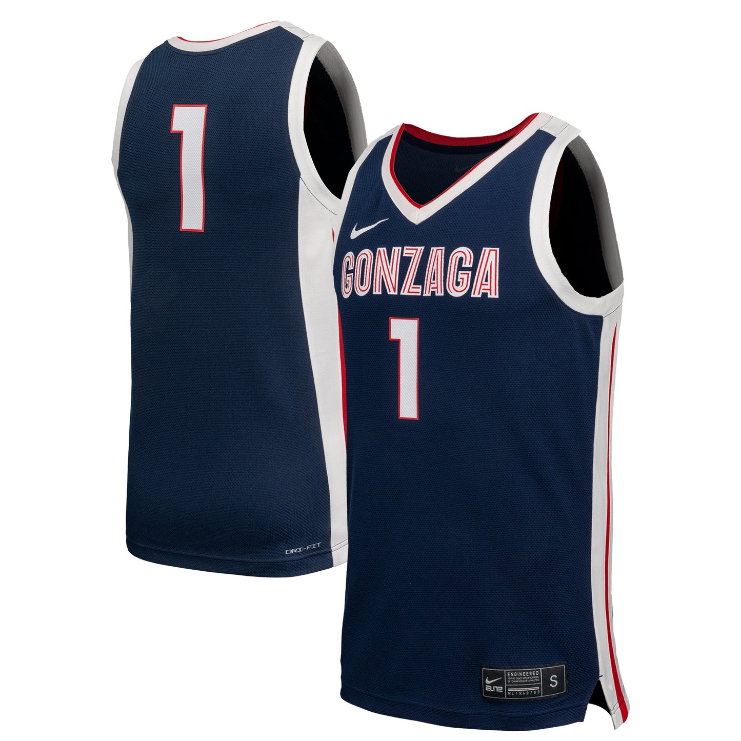 Gonzaga Bulldogs Nike  Replica Basketball Jersey - Navy