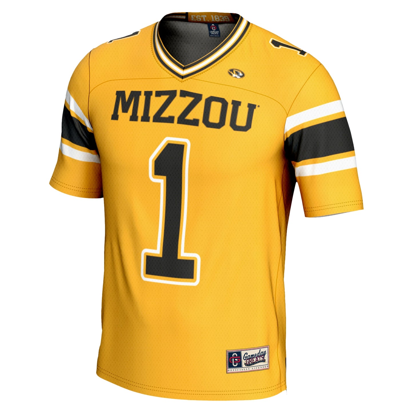 #1 Missouri Tigers GameDay Greats Youth Football Jersey - White