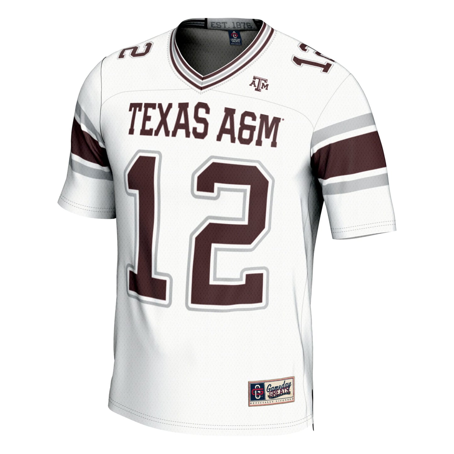 #12 Texas A&M Aggies GameDay Greats Football Lightweight Fashion Jersey - Black
