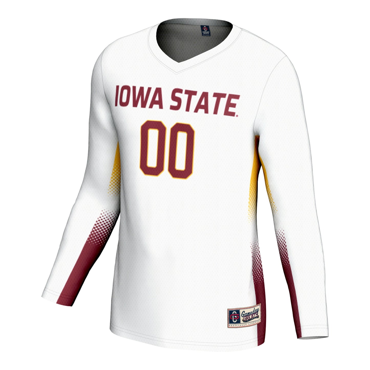Iowa State Cyclones GameDay Greats Unisex NIL Lightweight Volleyball Jersey - White