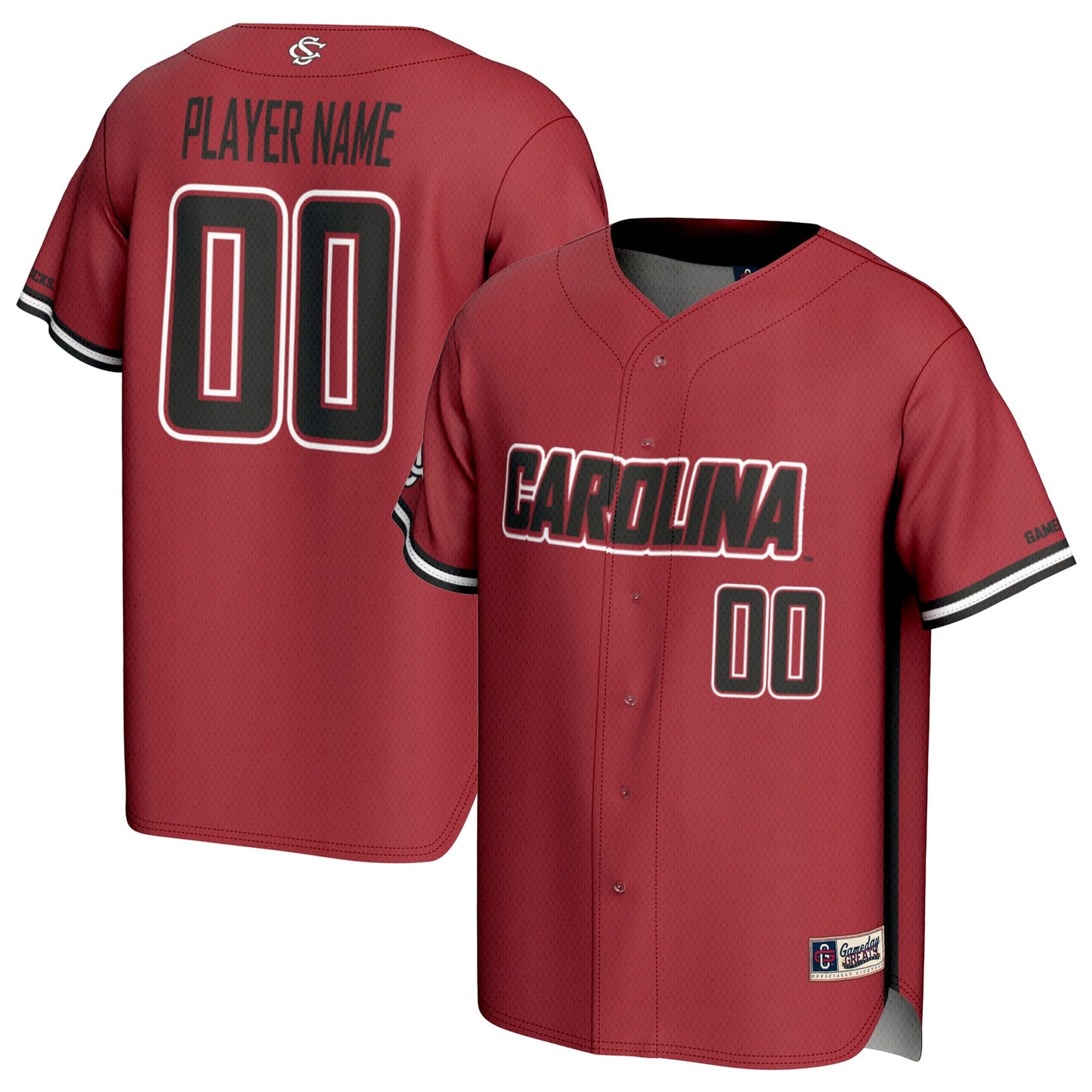 South Carolina Gamecocks GameDay Greats Youth NIL Pick-A-Player Baseball Lightweight Jersey - White