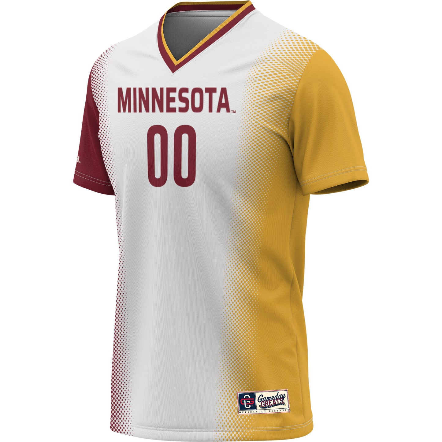 Minnesota Golden Gophers GameDay Greats Unisex Pick-A-Player NIL Lightweight Soccer Jersey - White