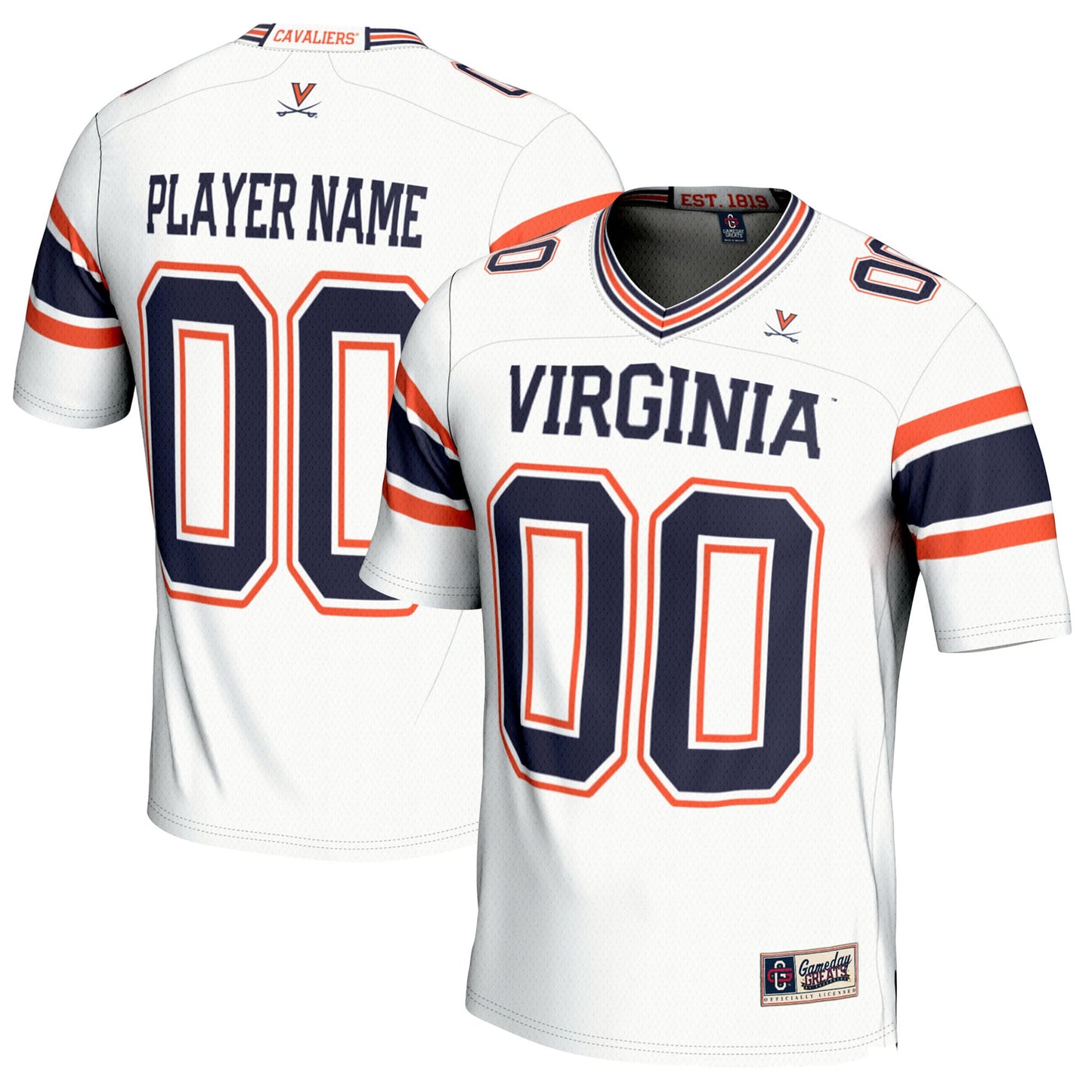 Virginia Cavaliers GameDay Greats NIL Pick-A-Player Football Jersey - Navy