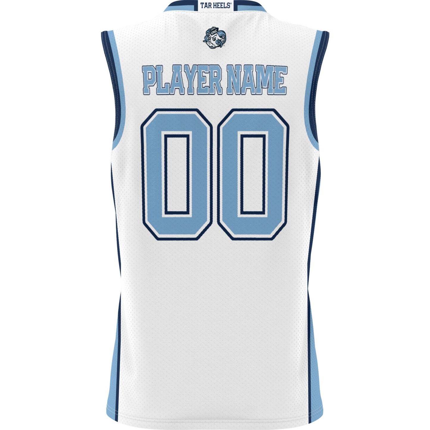 North Carolina Tar Heels GameDay Greats Youth NIL Pick-A-Player Lightweight Men's Basketball Jersey - White