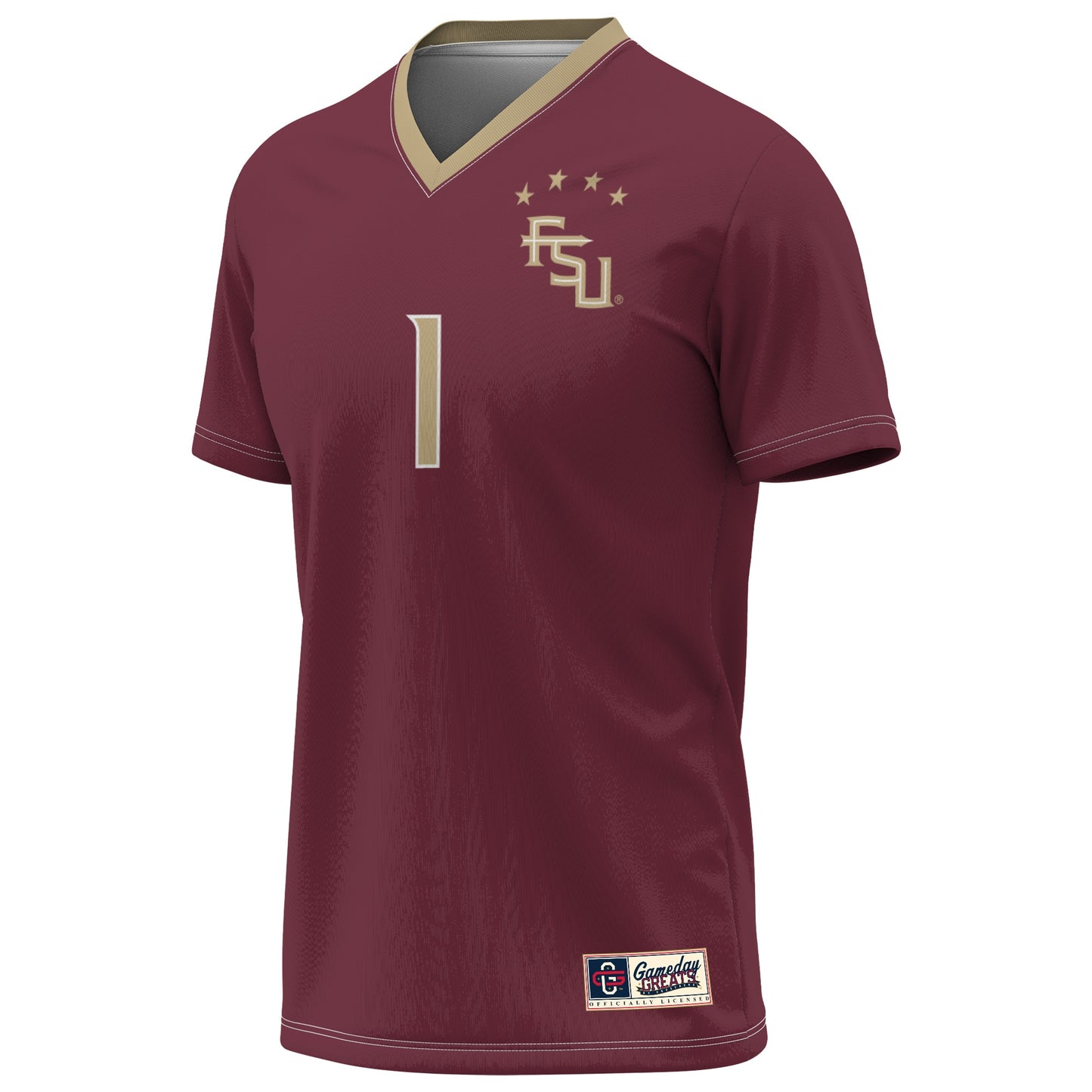 Florida State Seminoles GameDay Greats Youth 2023 NCAA Women's Soccer National Champions Four-Star Fashion Jersey – Garnet