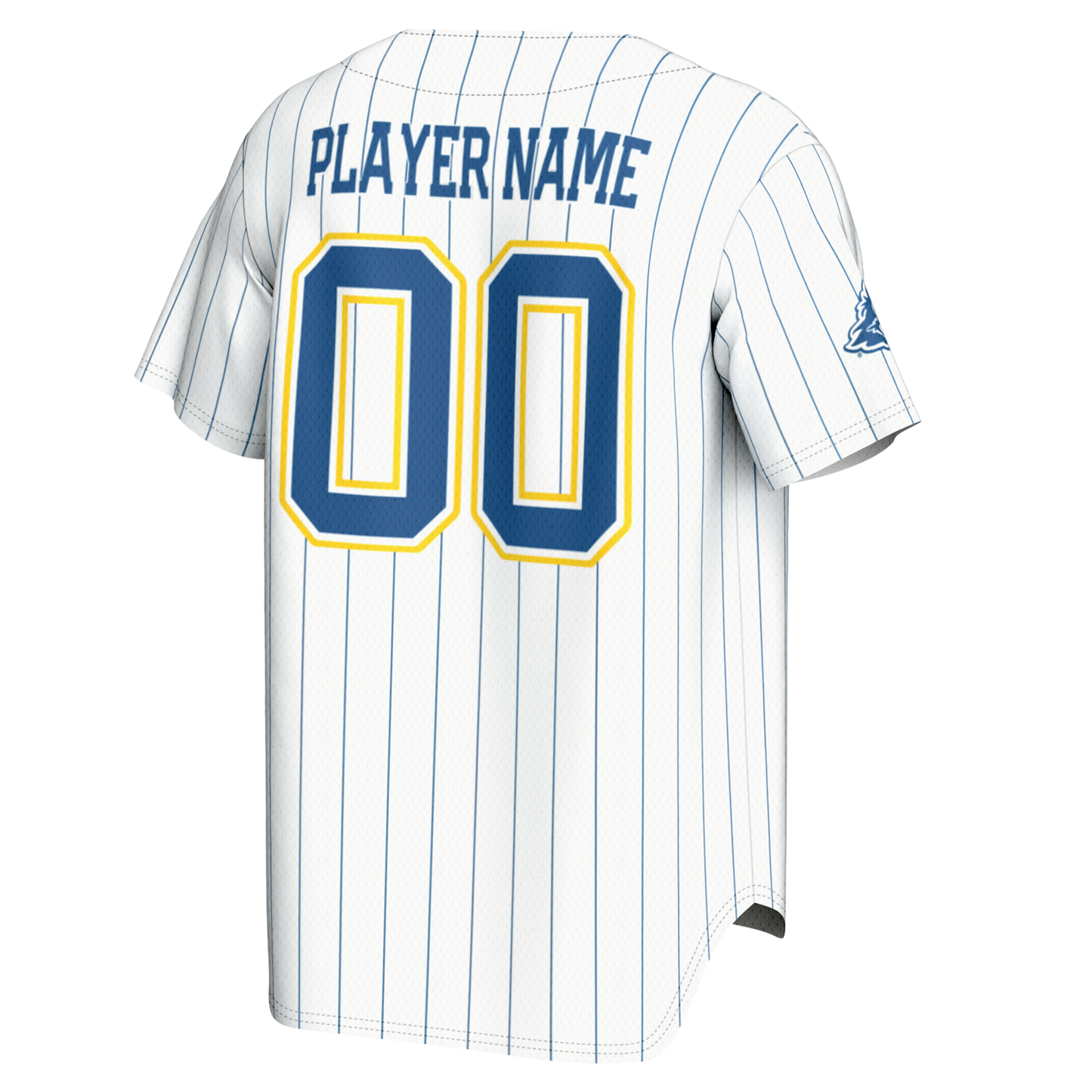 Delaware Fightin' Blue Hens GameDay Greats NIL Pick-A-Player Baseball Lightweight Jersey - White