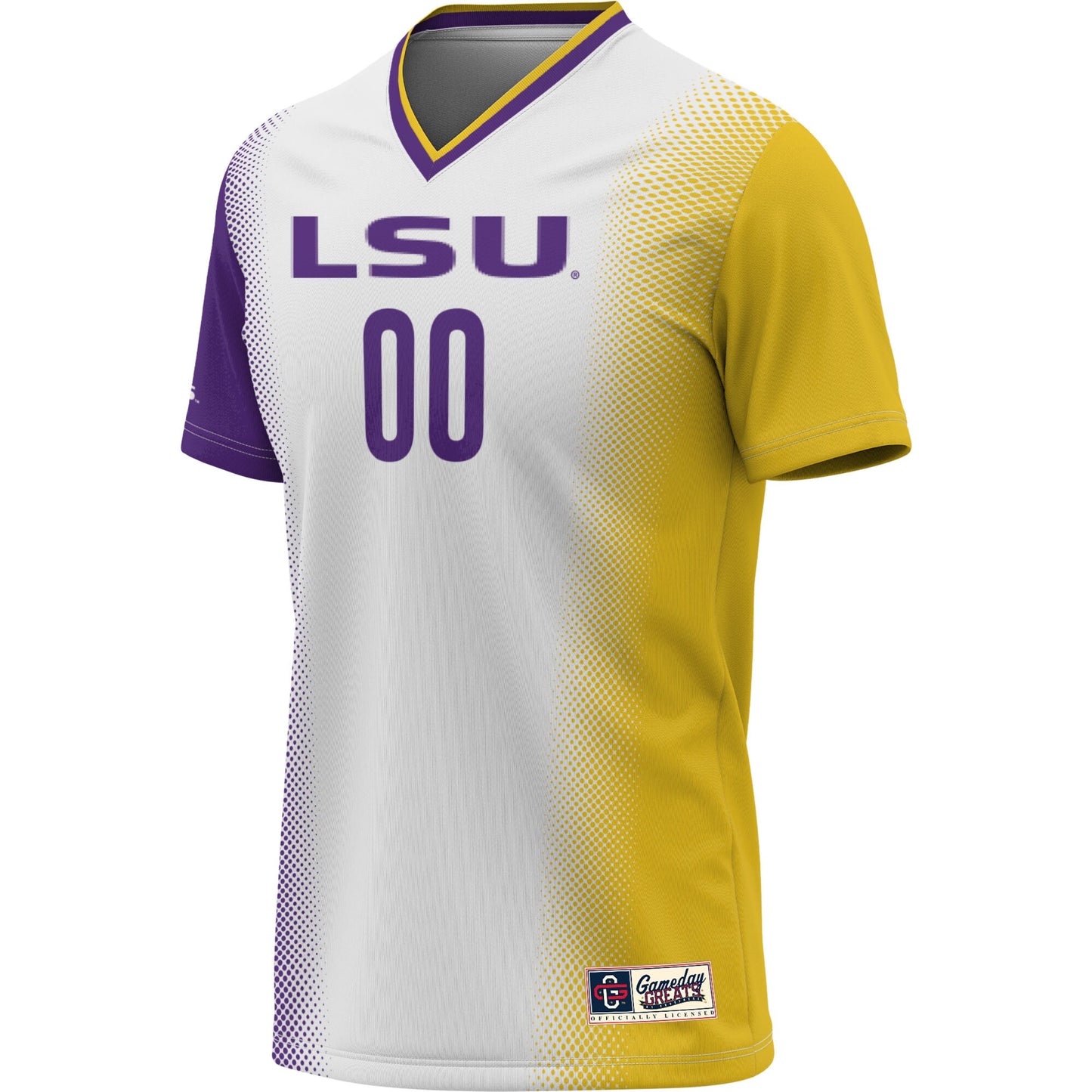 LSU Tigers GameDay Greats Youth NIL Pick-A-Player Lightweight Women's Soccer Jersey - White