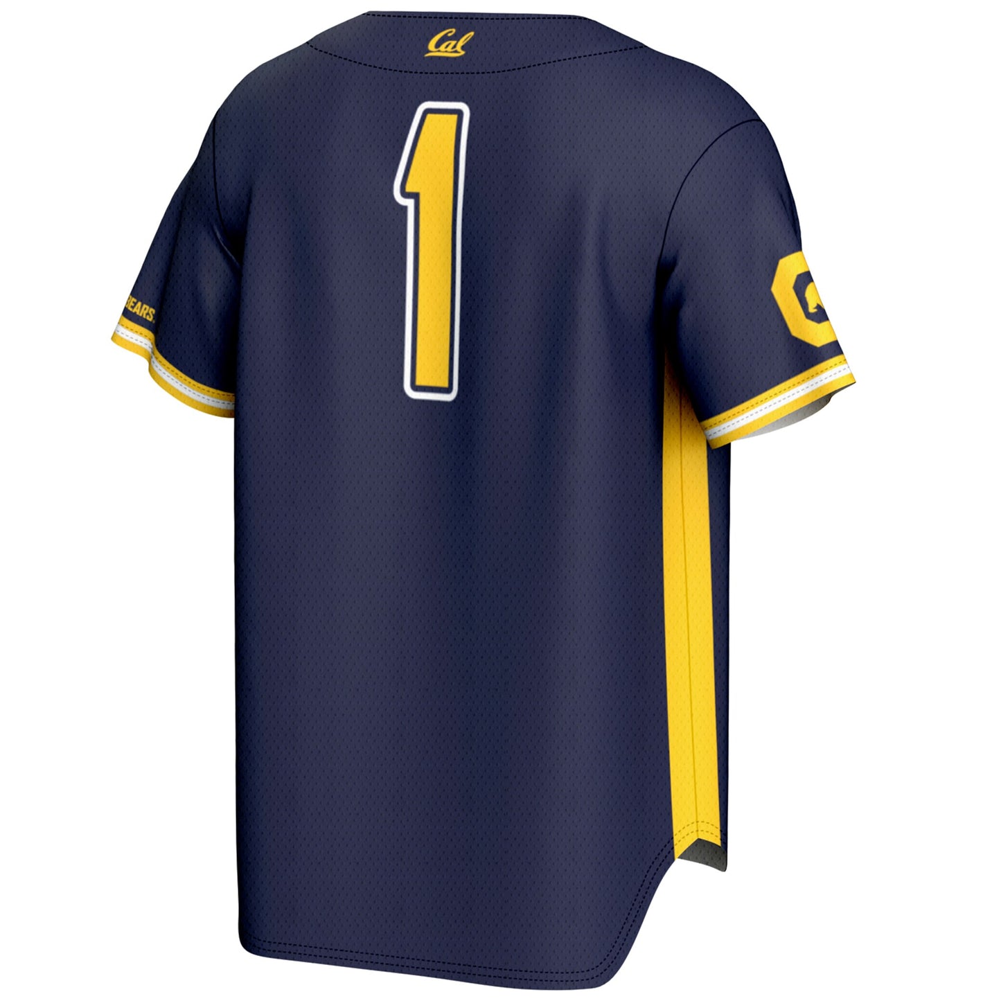#1 Cal Bears GameDay Greats Lightweight Baseball Jersey - White