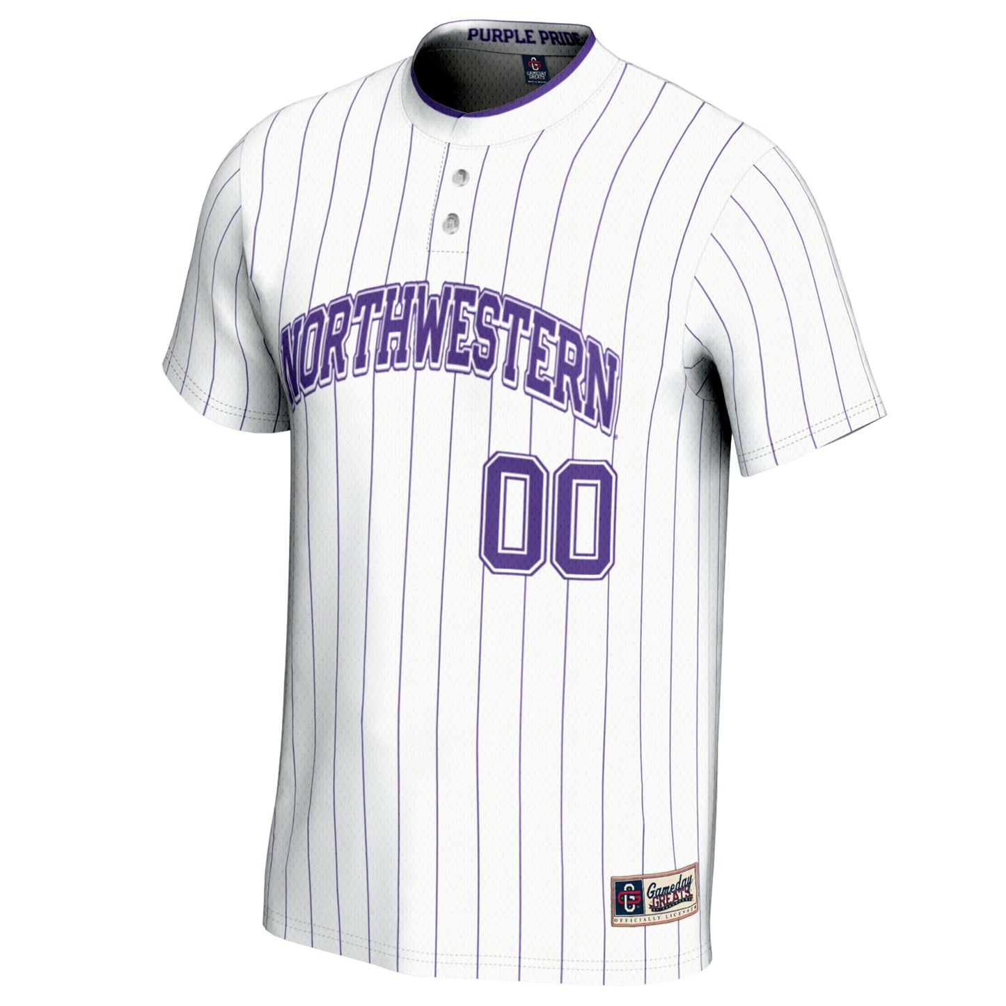 Northwestern Wildcats GameDay Greats Youth NIL Pick-A-Player Lightweight Softball Jersey - Purple
