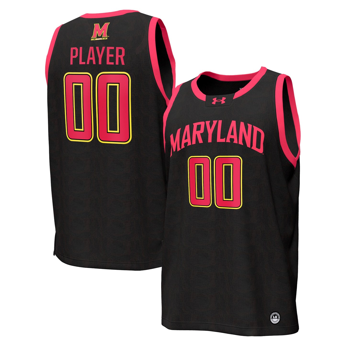 Maryland Terrapins Under Armour Unisex NIL Pick-A-Player Women's Basketball Replica Jersey - Black