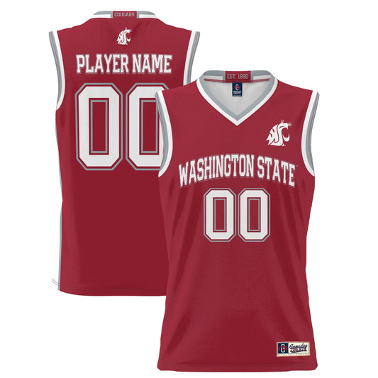 Washington State Cougars GameDay Greats Youth NIL Pick-A-Player Lightweight Women's Basketball Jersey - Crimson