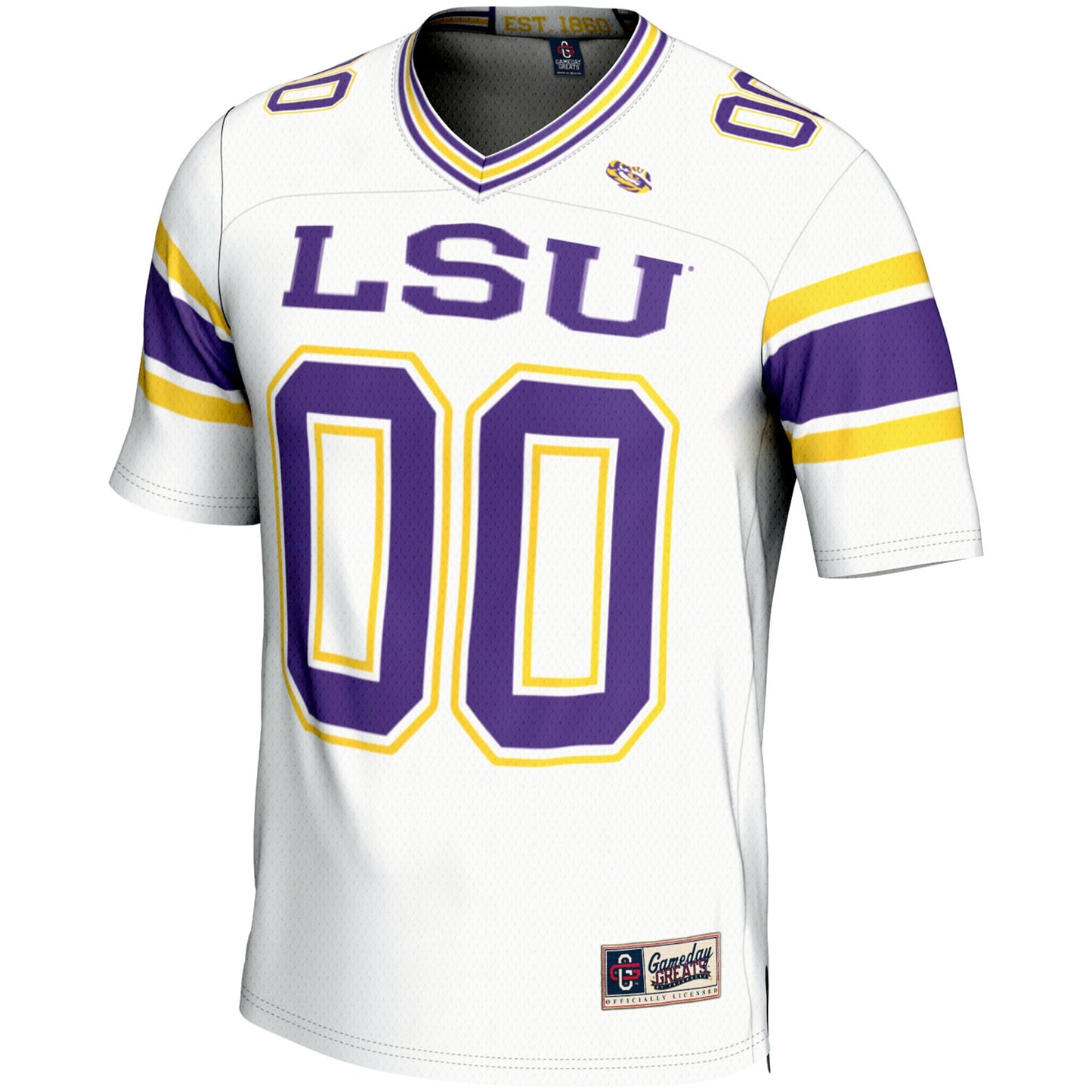 LSU Tigers GameDay Greats NIL Pick-A-Player Football Jersey - White