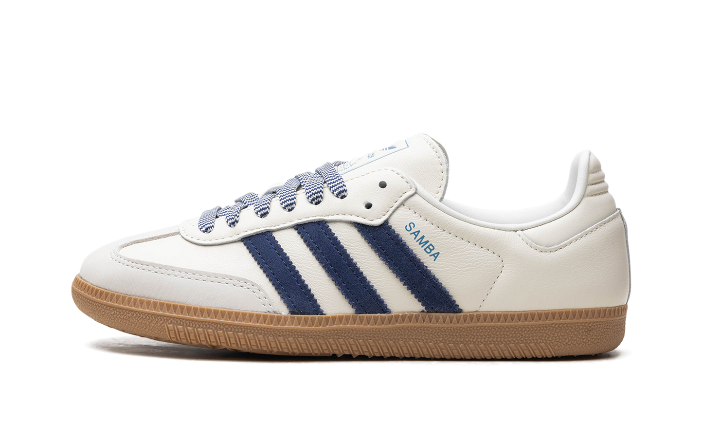 Samba OG WMNS "Off White Dark Blue" JI3907