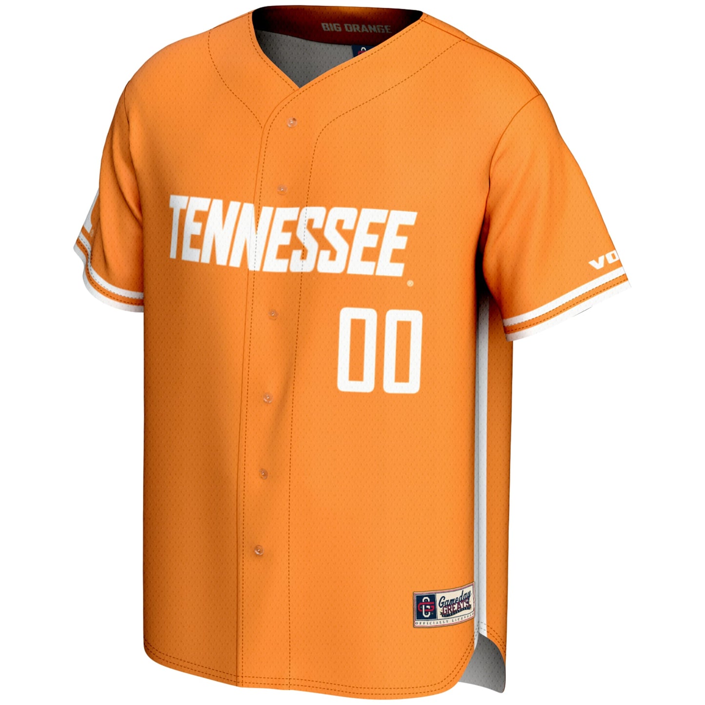Tennessee Volunteers GameDay Greats Youth NIL Pick-A-Player Lightweight Baseball Jersey - Tennessee Orange