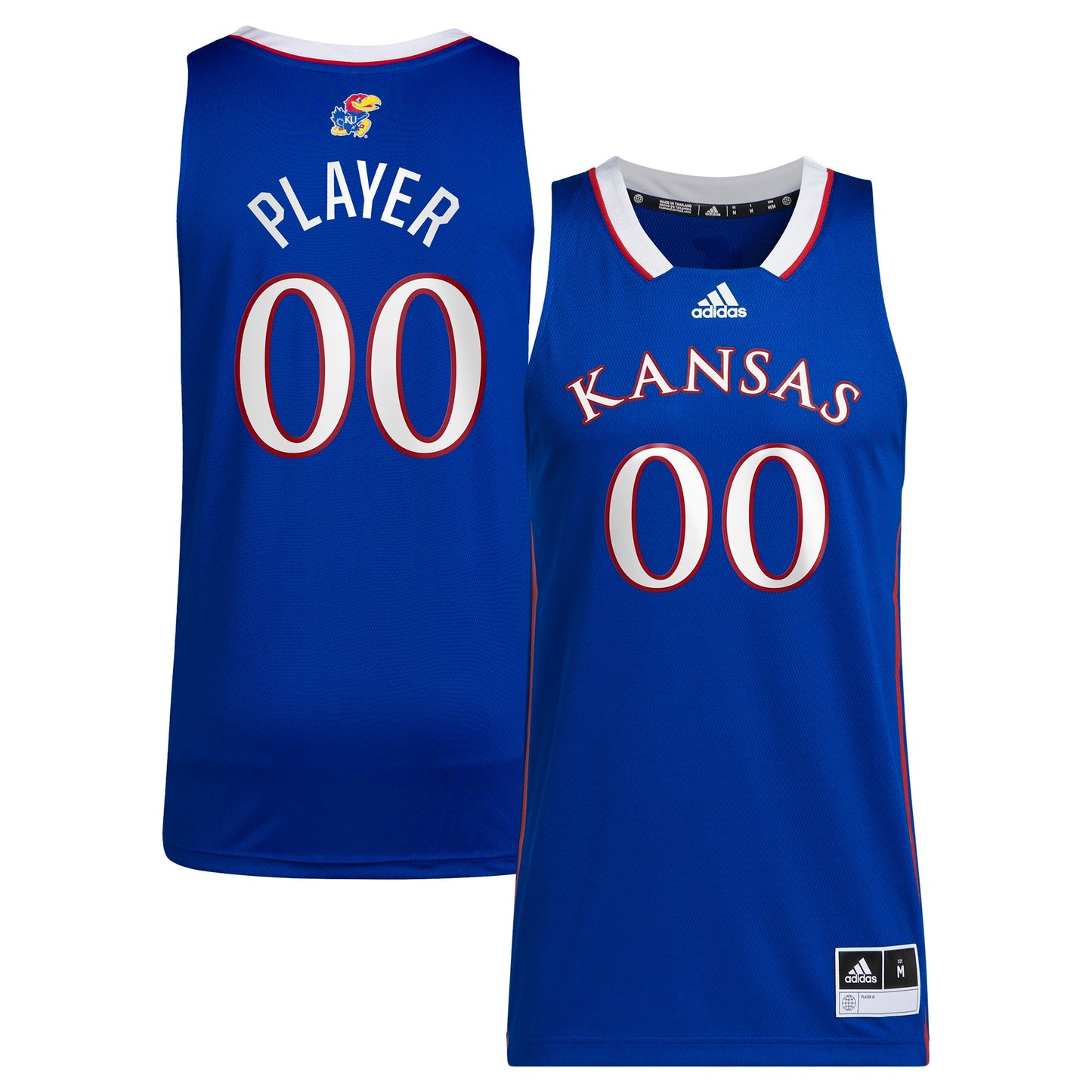 Kansas Jayhawks adidas Unisex Pick-A-Player NIL Women's Basketball Jersey - Royal
